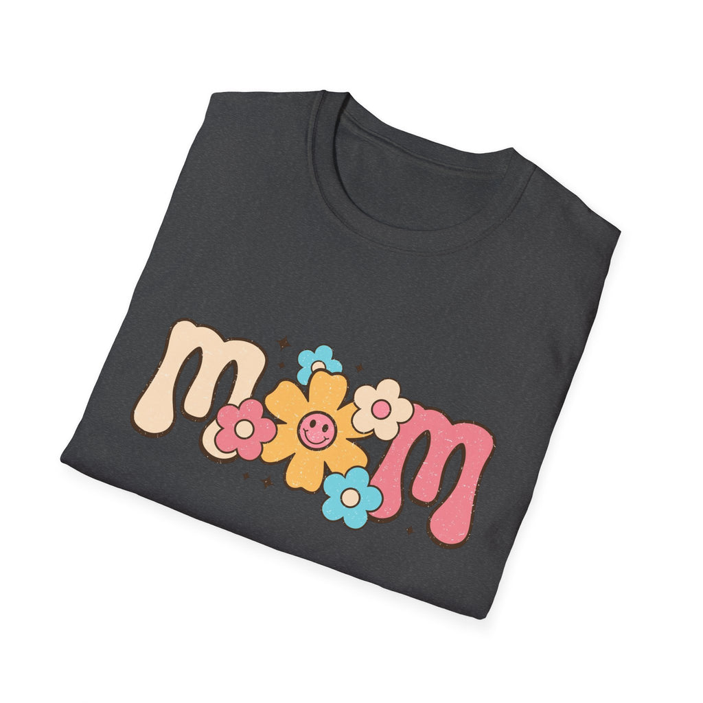 Mom Flower Retro Graphic T-Shirt