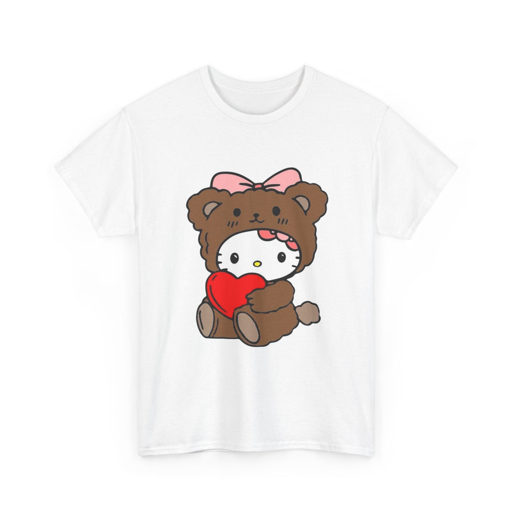 Cute Bear Costume Tee — Heart Hug Graphic T-Shirt
