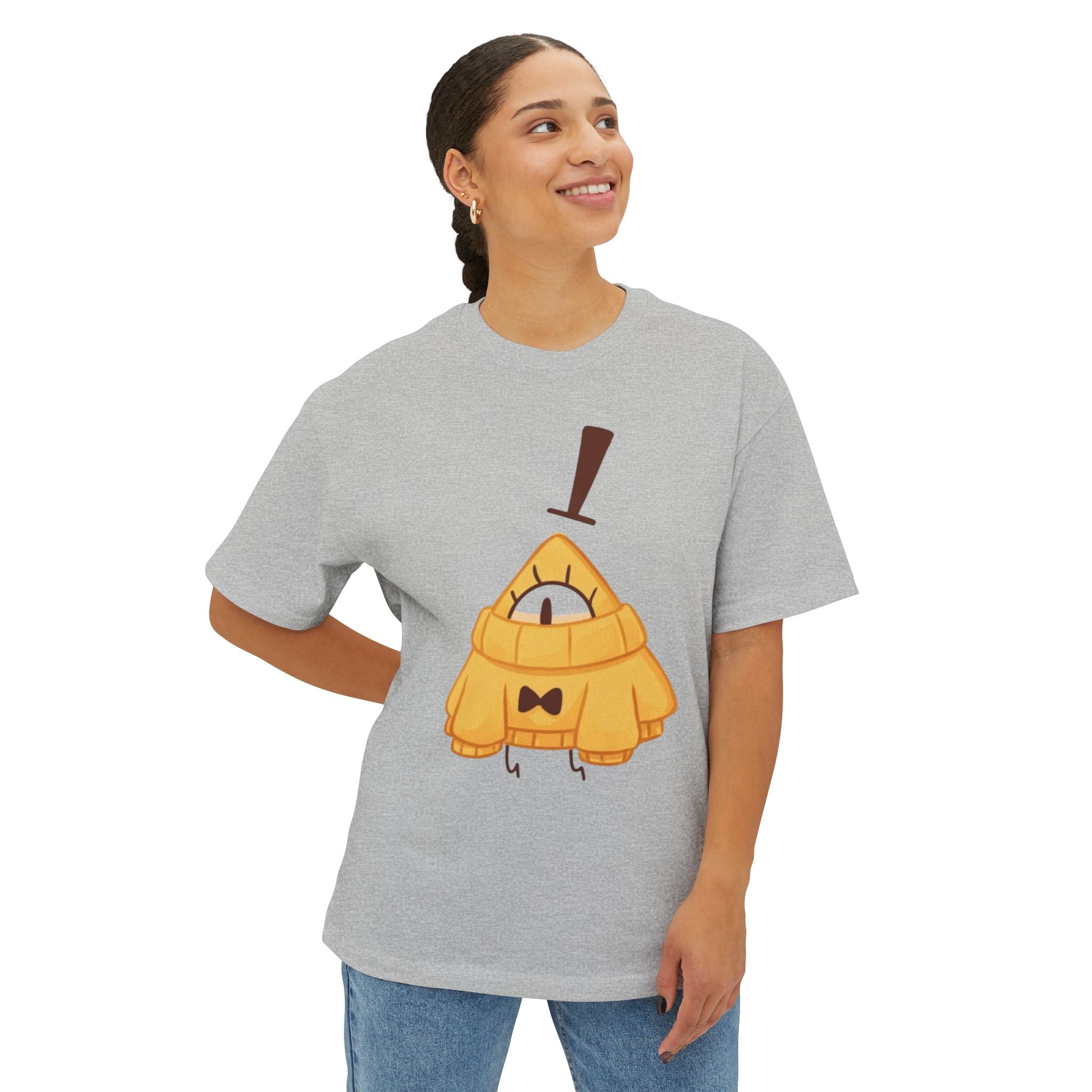 Cute Yellow Monster Tee — Cozy Cartoon Character T-Shirt