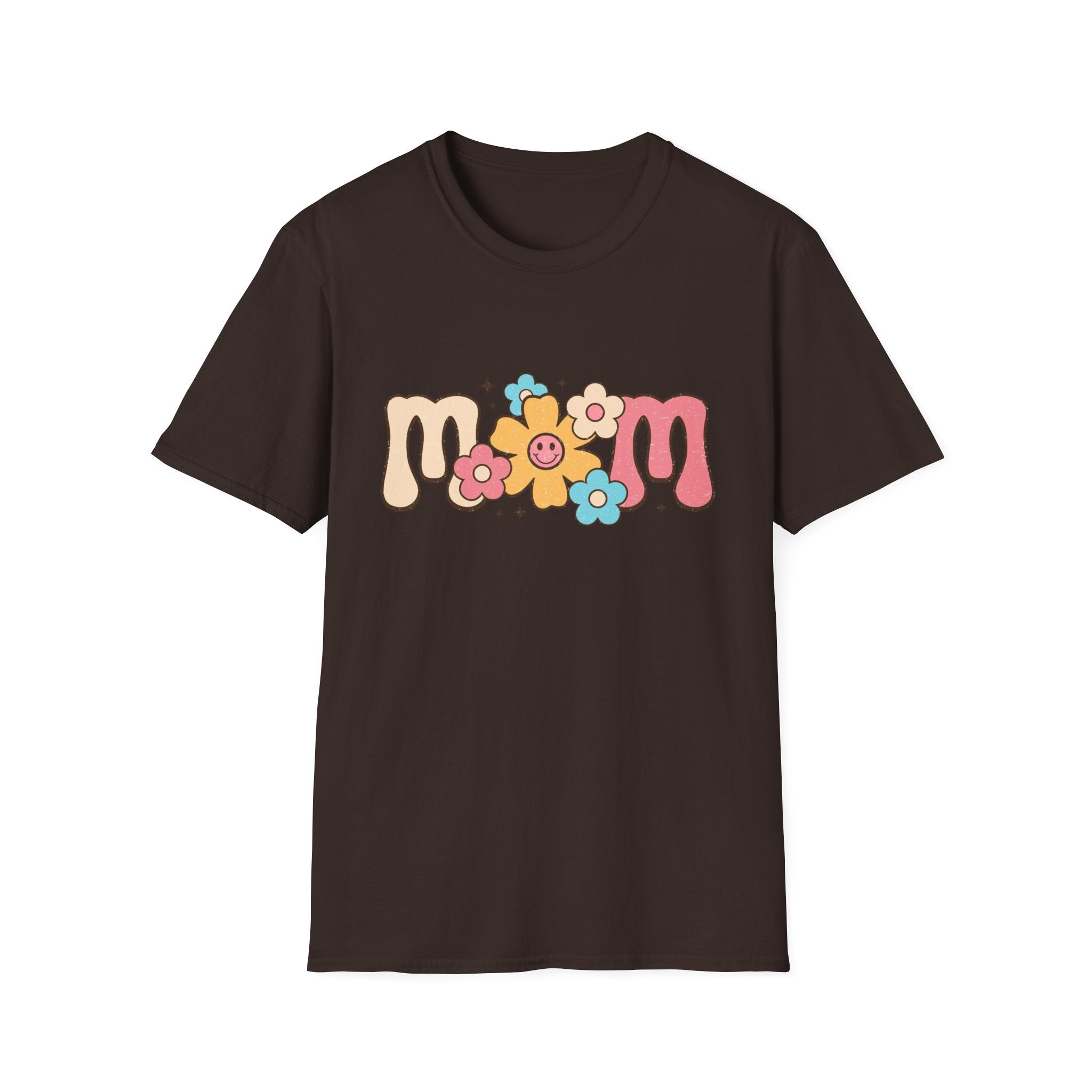 Mom Flower Retro Graphic T-Shirt