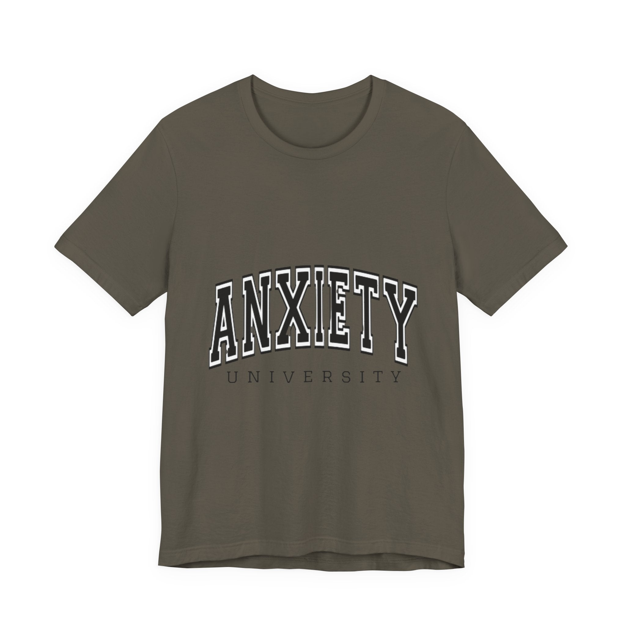 Anxiety University Tee — College Style Graphic T-Shirt