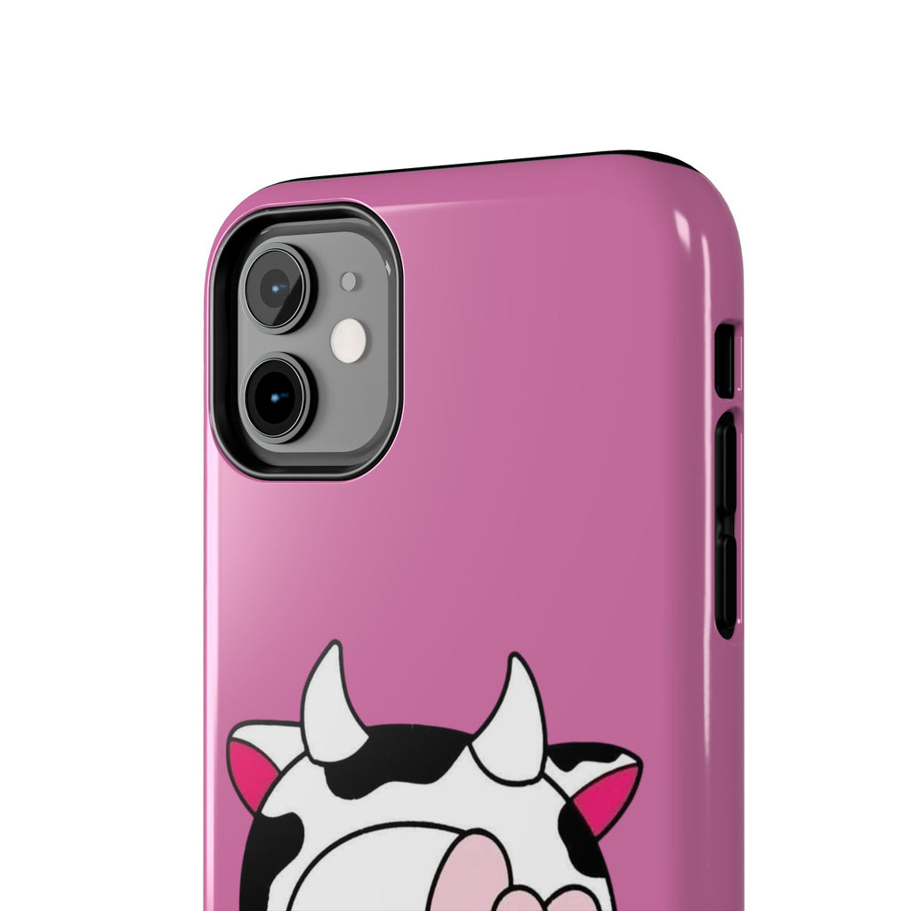 Hello Kitty Cow Cute Tough Phone Case – Pink Heart Protective Cover