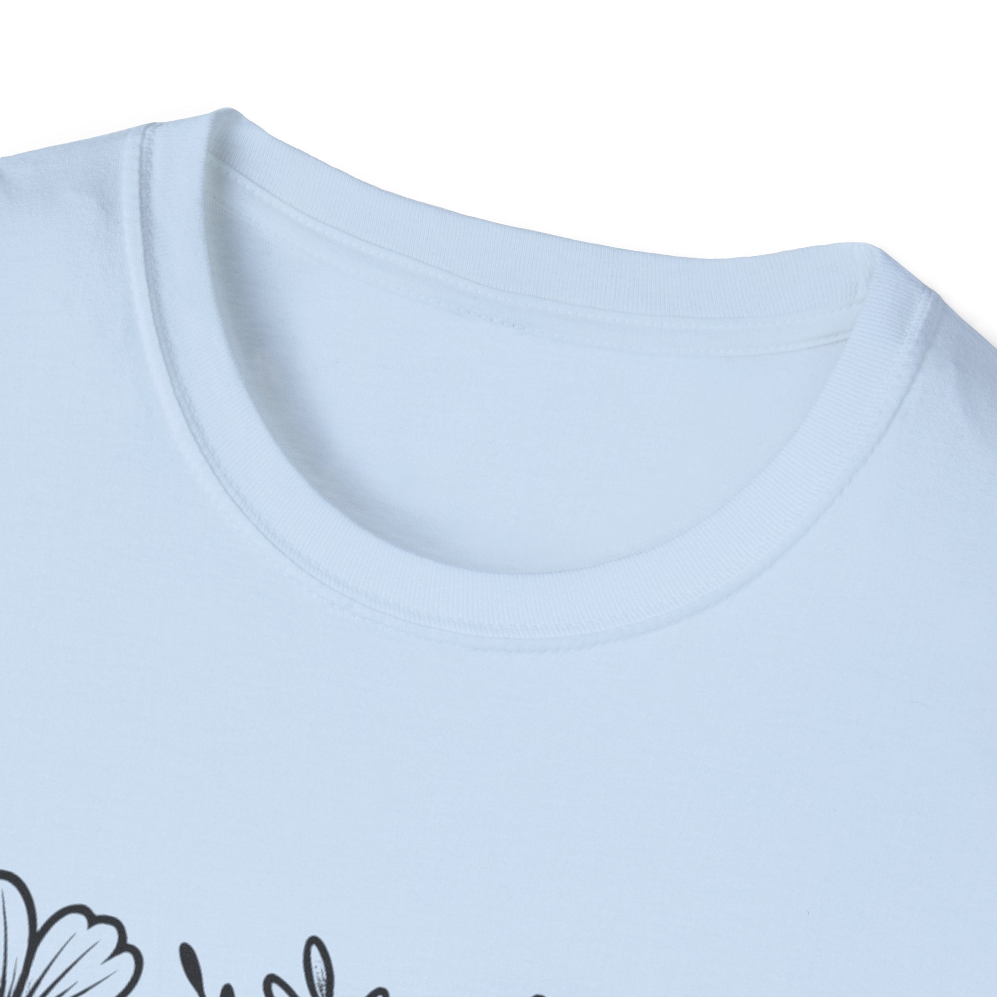 Mother's Day Floral Tee — "Happy Mother's Day" Heart Design