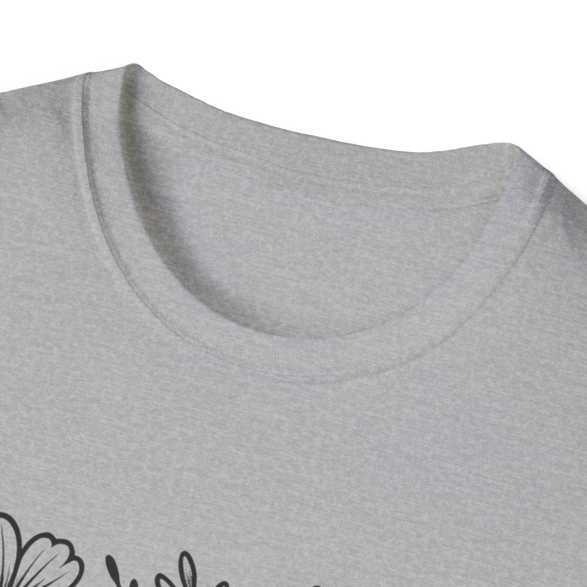 Mother's Day Floral Tee — "Happy Mother's Day" Heart Design