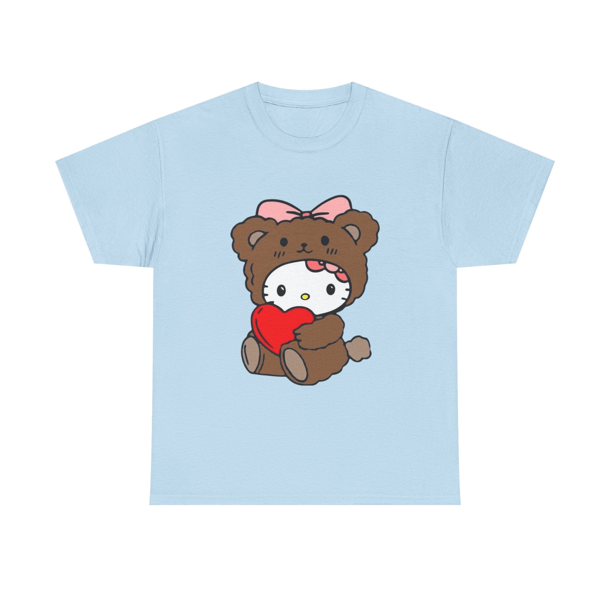 Cute Bear Costume Tee — Heart Hug Graphic T-Shirt