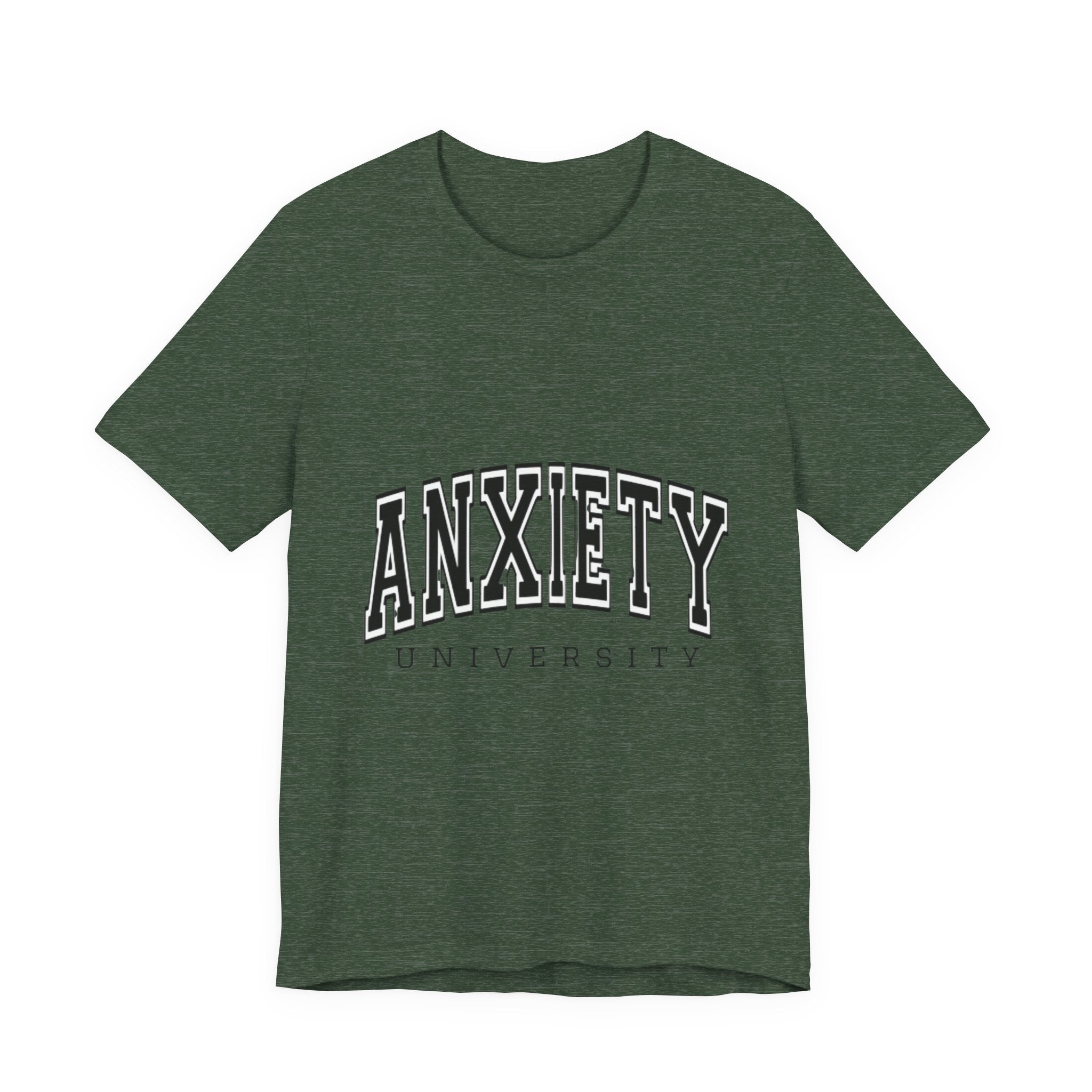 Anxiety University Tee — College Style Graphic T-Shirt