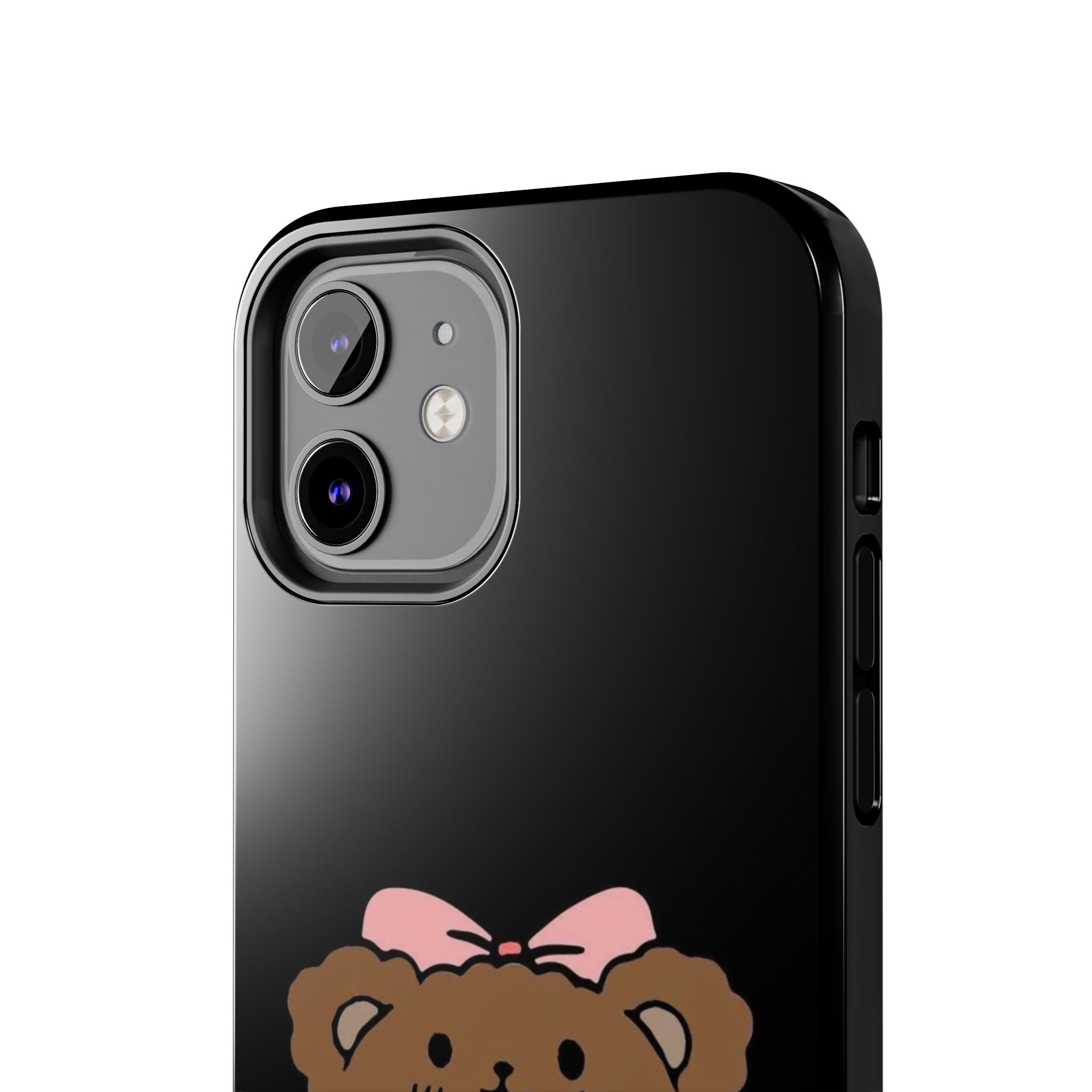Cute Hello Kitty Bear Heart Tough Phone Case — Protective Cute Cartoon iPhone Cover