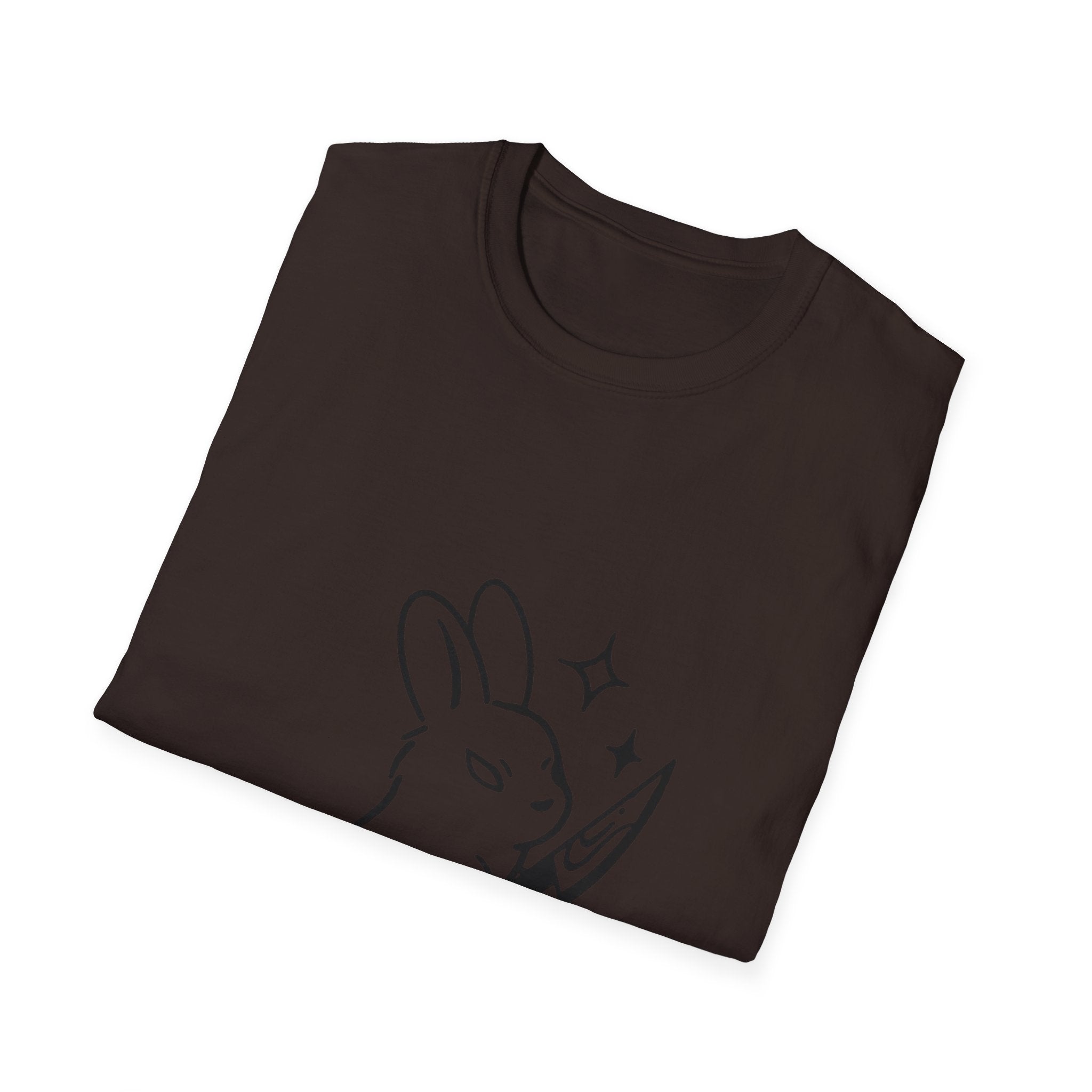 Killer Vibes T-Shirt — Cute Bunny with Knife Graphic Tee