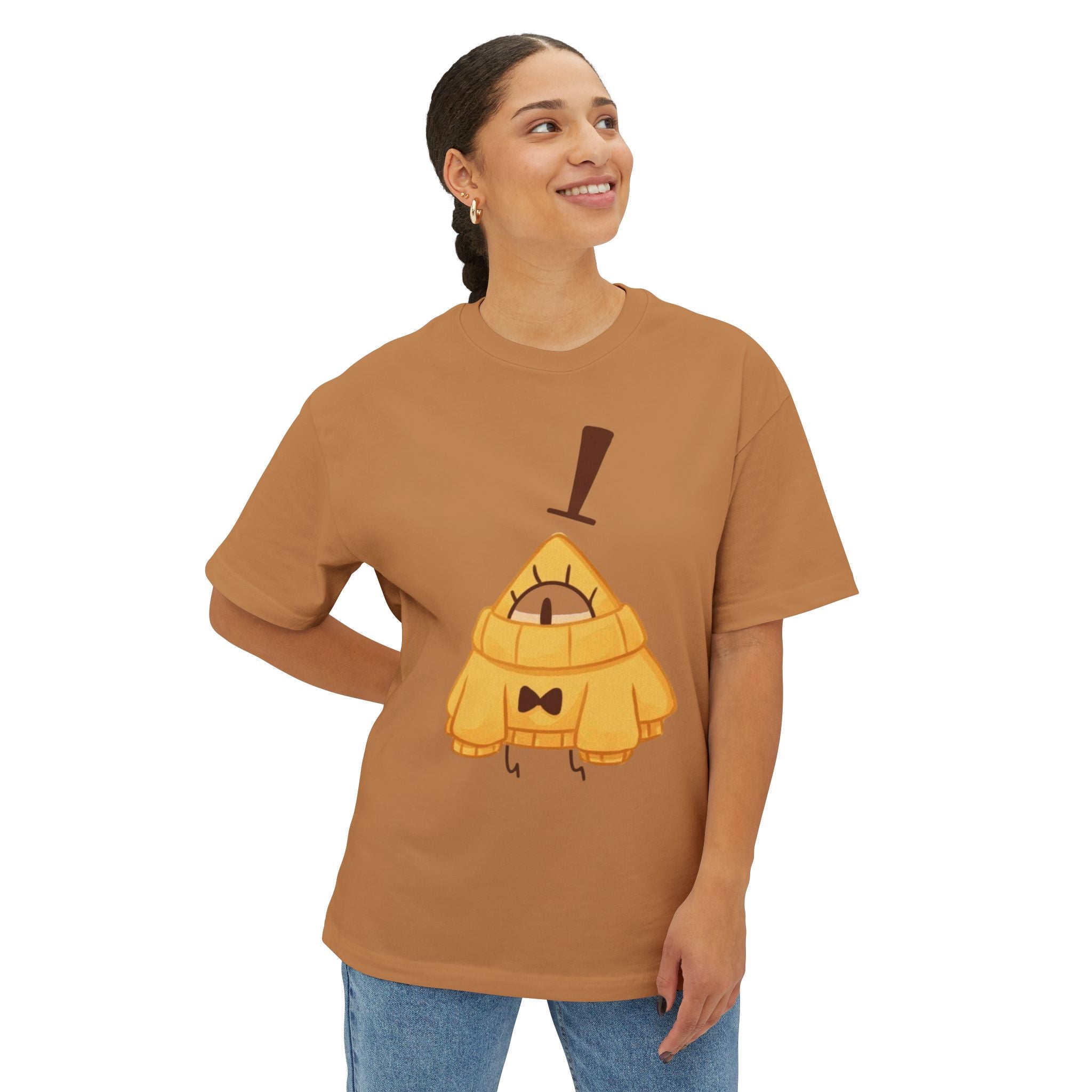 Cute Yellow Monster Tee — Cozy Cartoon Character T-Shirt