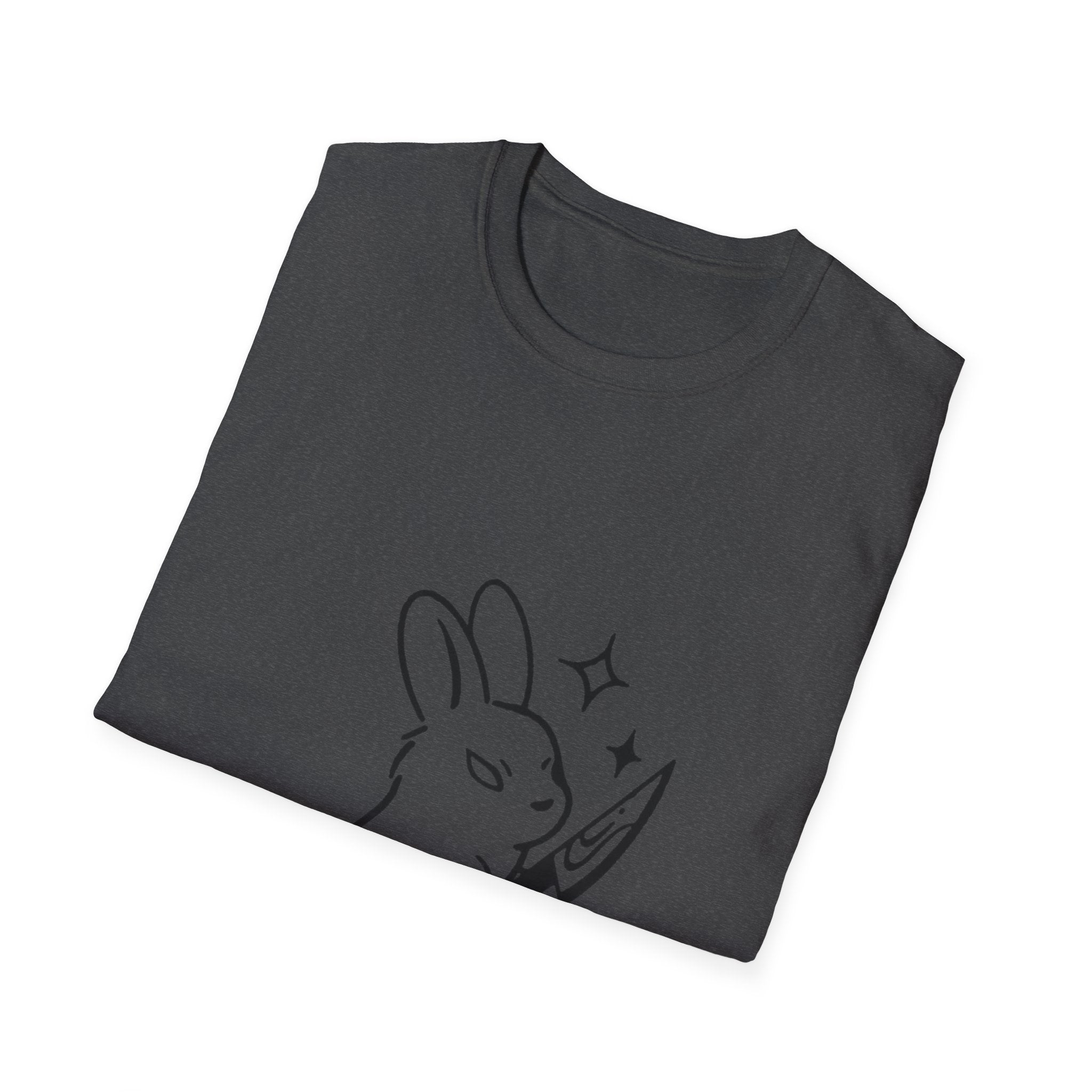 Killer Vibes T-Shirt — Cute Bunny with Knife Graphic Tee