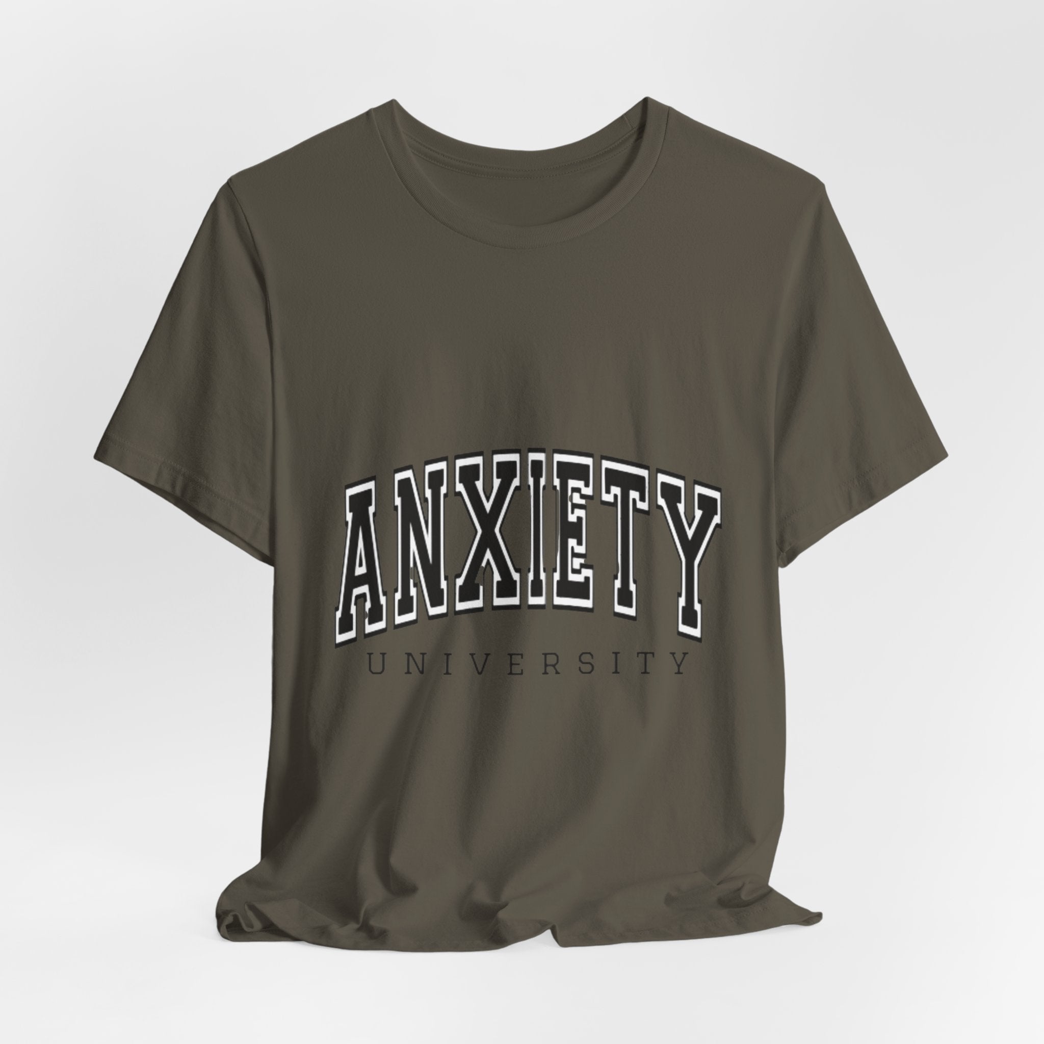 Anxiety University Tee — College Style Graphic T-Shirt