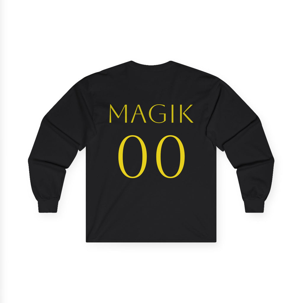 Magik Marvel Rivals Long Sleeve Tee — Golden Fantasy Warrior Graphic
