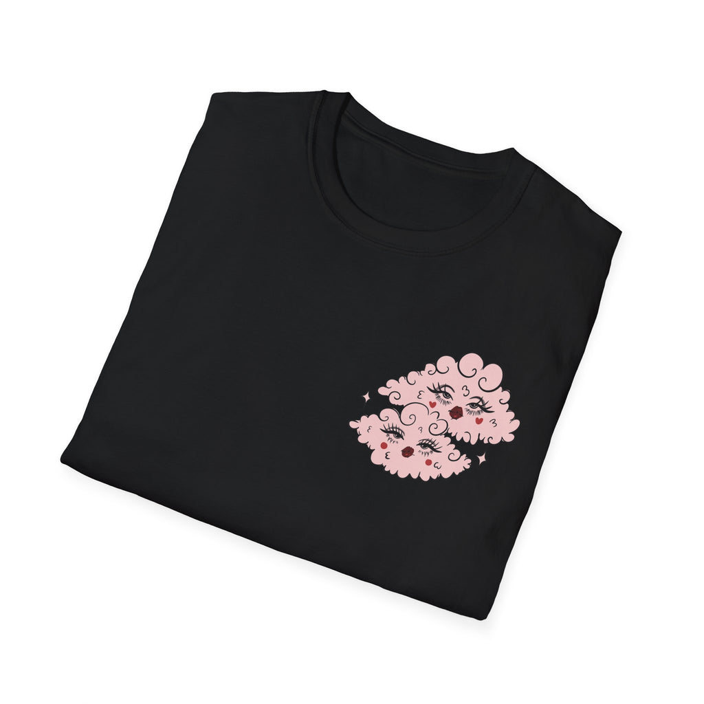 valentines Cherub Angel Love T-Shirt — Vintage Pink Valentine Heart Graphic Tee