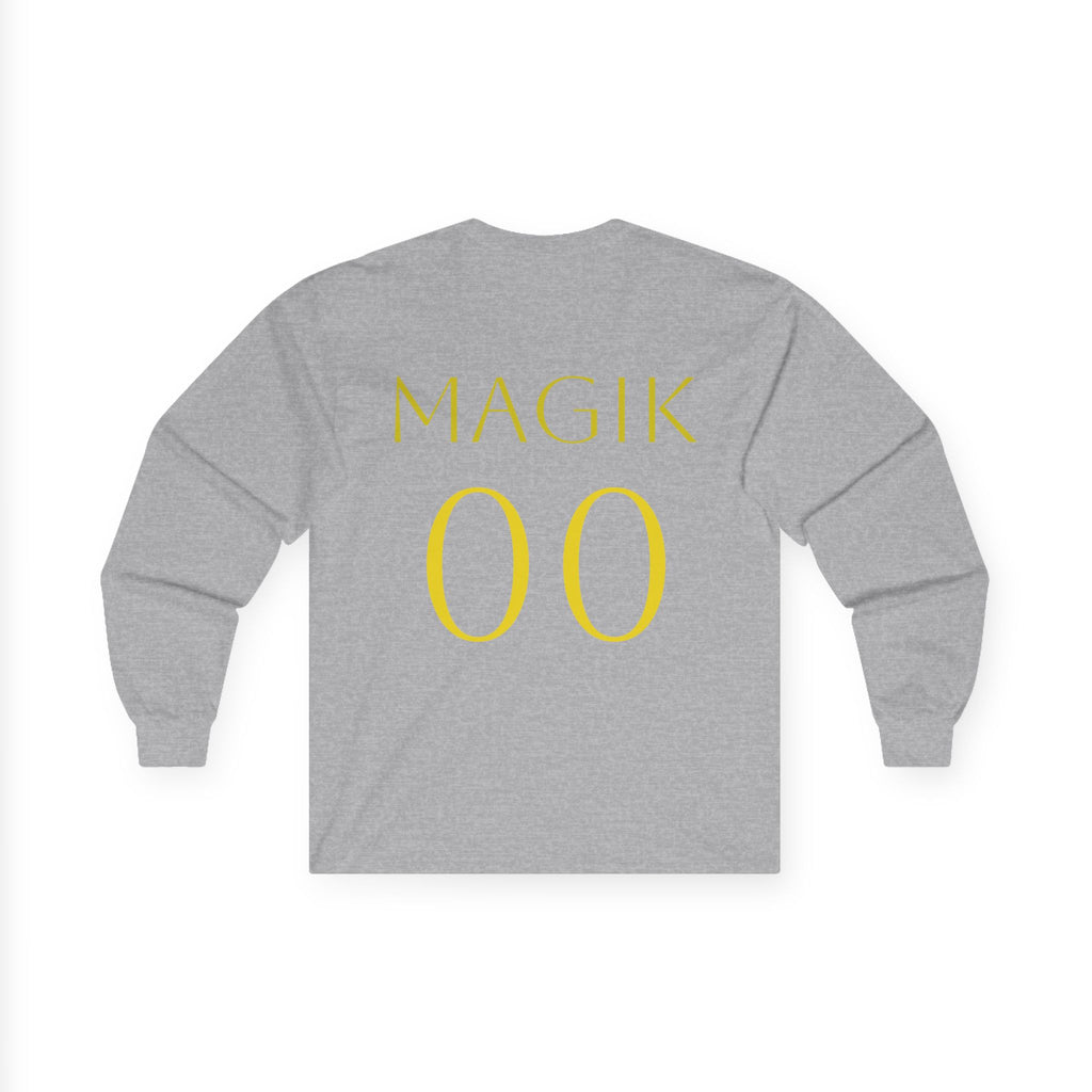 Magik Marvel Rivals Long Sleeve Tee — Golden Fantasy Warrior Graphic