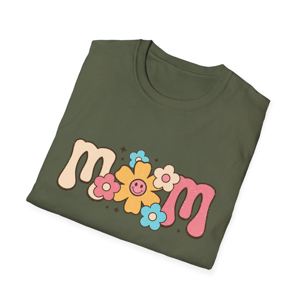 Mom Flower Retro Graphic T-Shirt