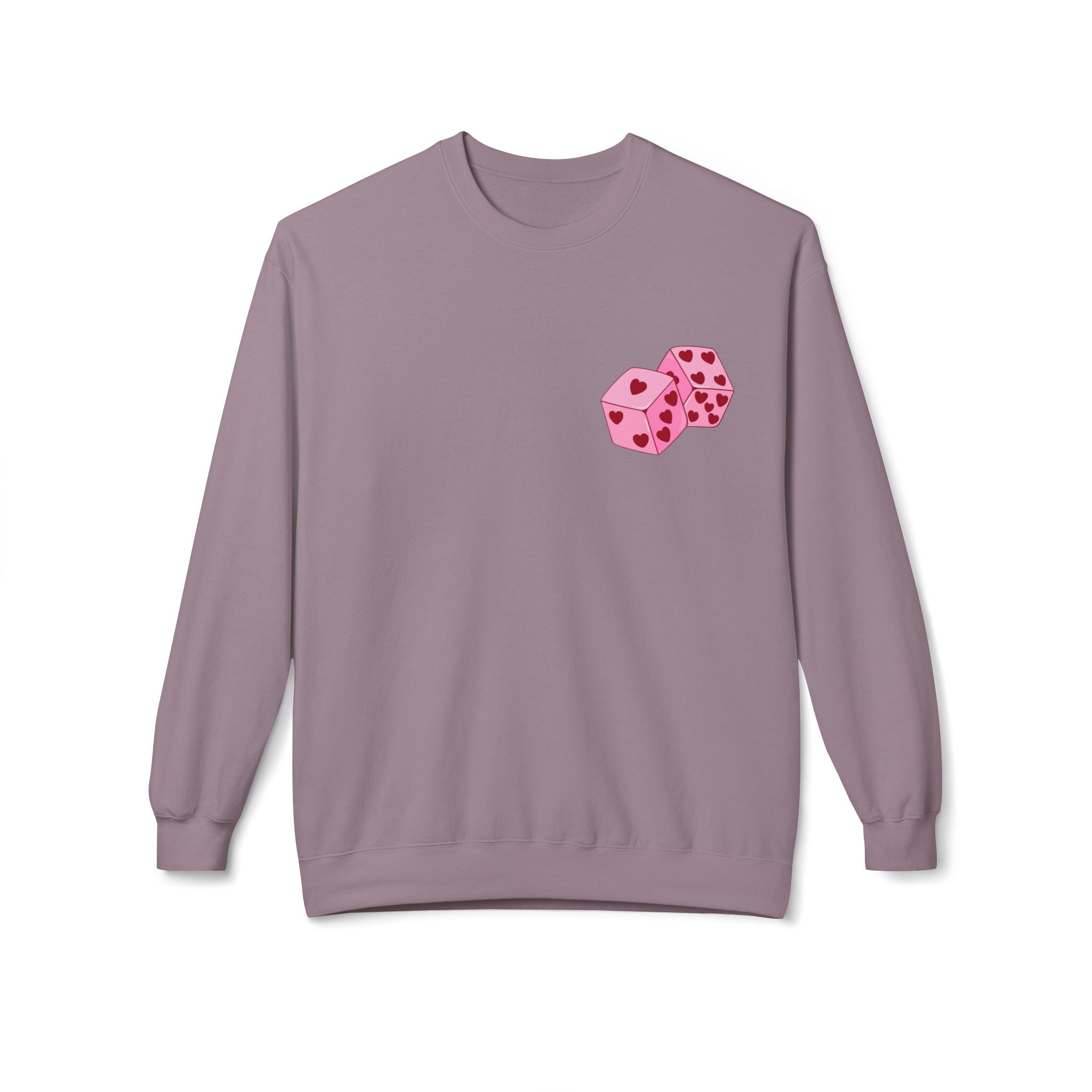Cupid Valentine's Sweatshirt — Retro Pink Cherub with Heart Sunglasses Crewneck