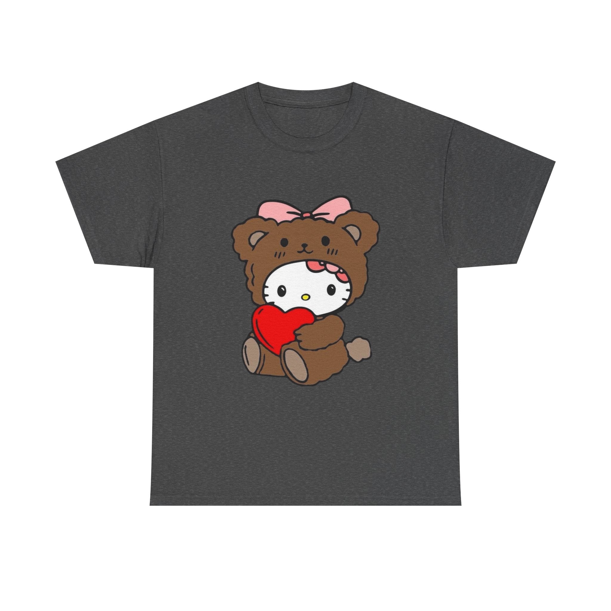 Cute Bear Costume Tee — Heart Hug Graphic T-Shirt