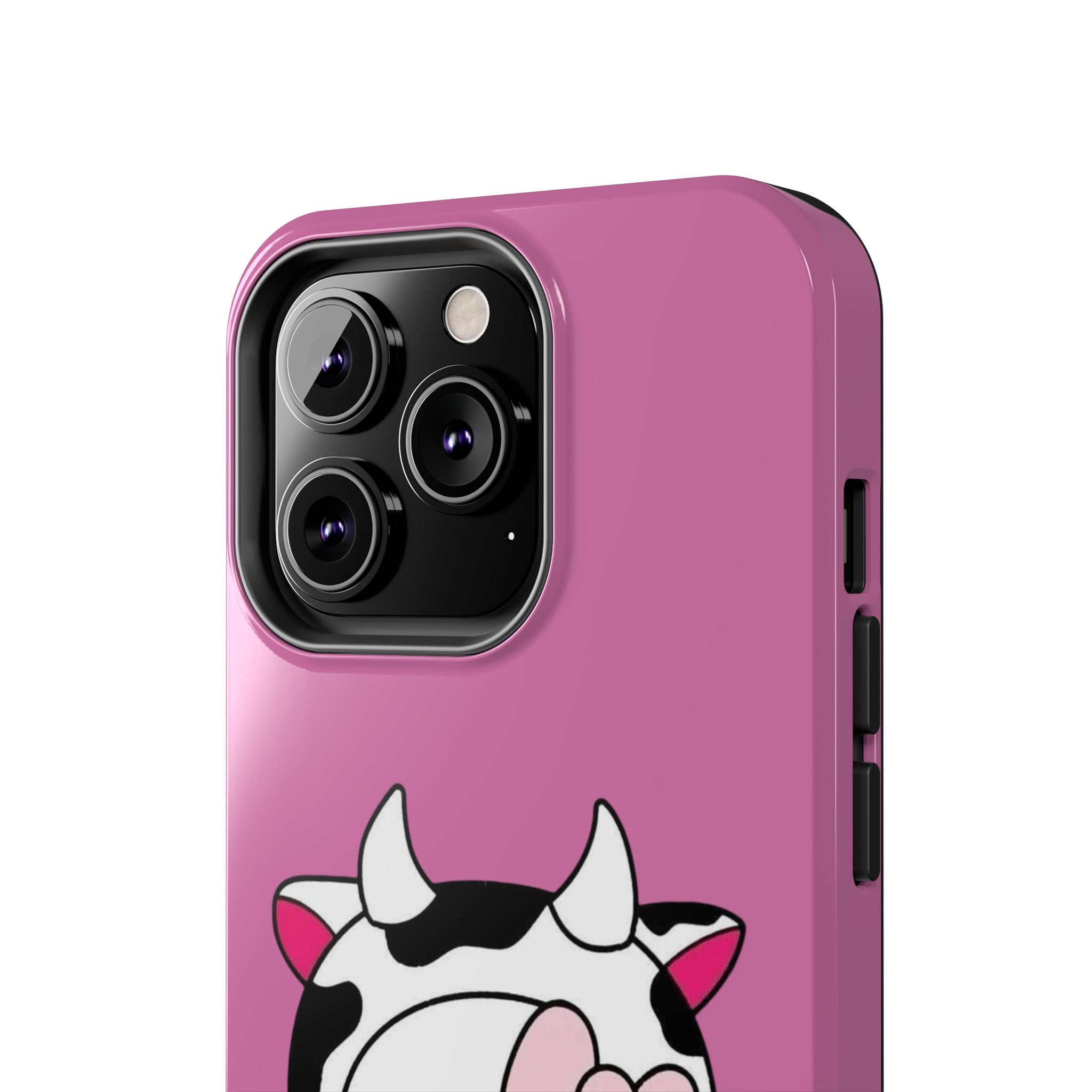 Hello Kitty Cow Cute Tough Phone Case – Pink Heart Protective Cover