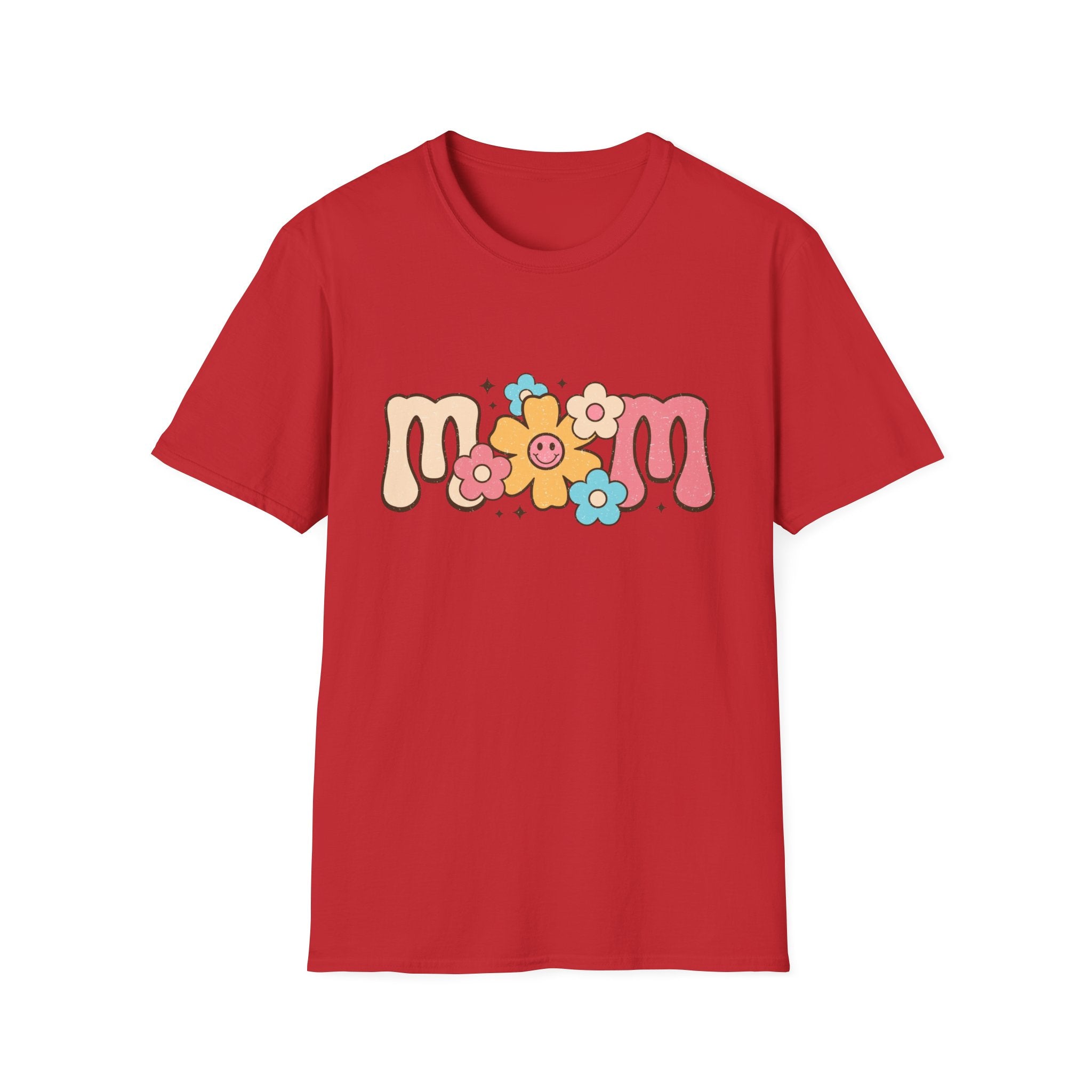 Mom Flower Retro Graphic T-Shirt
