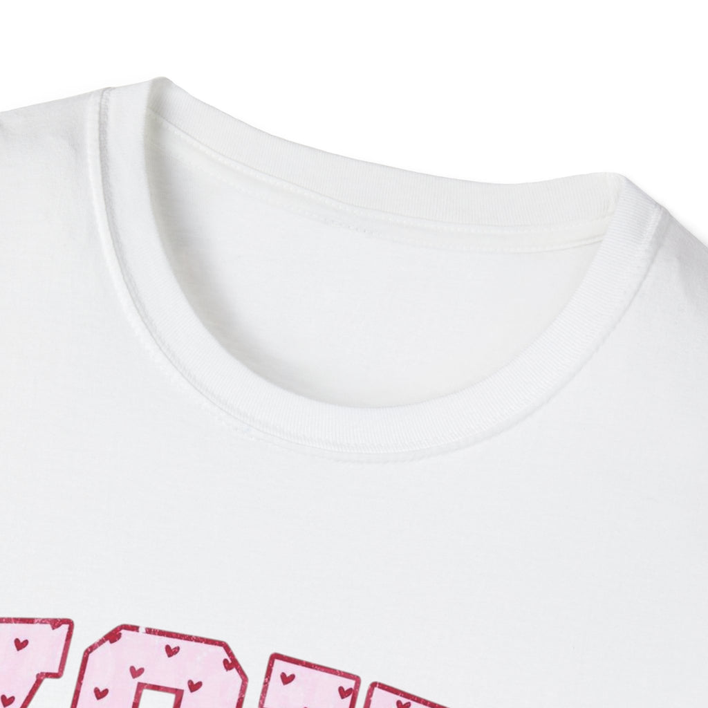 XOXO Pink Ribbon T-Shirt — Valentine’s Day Cute Graphic Tee