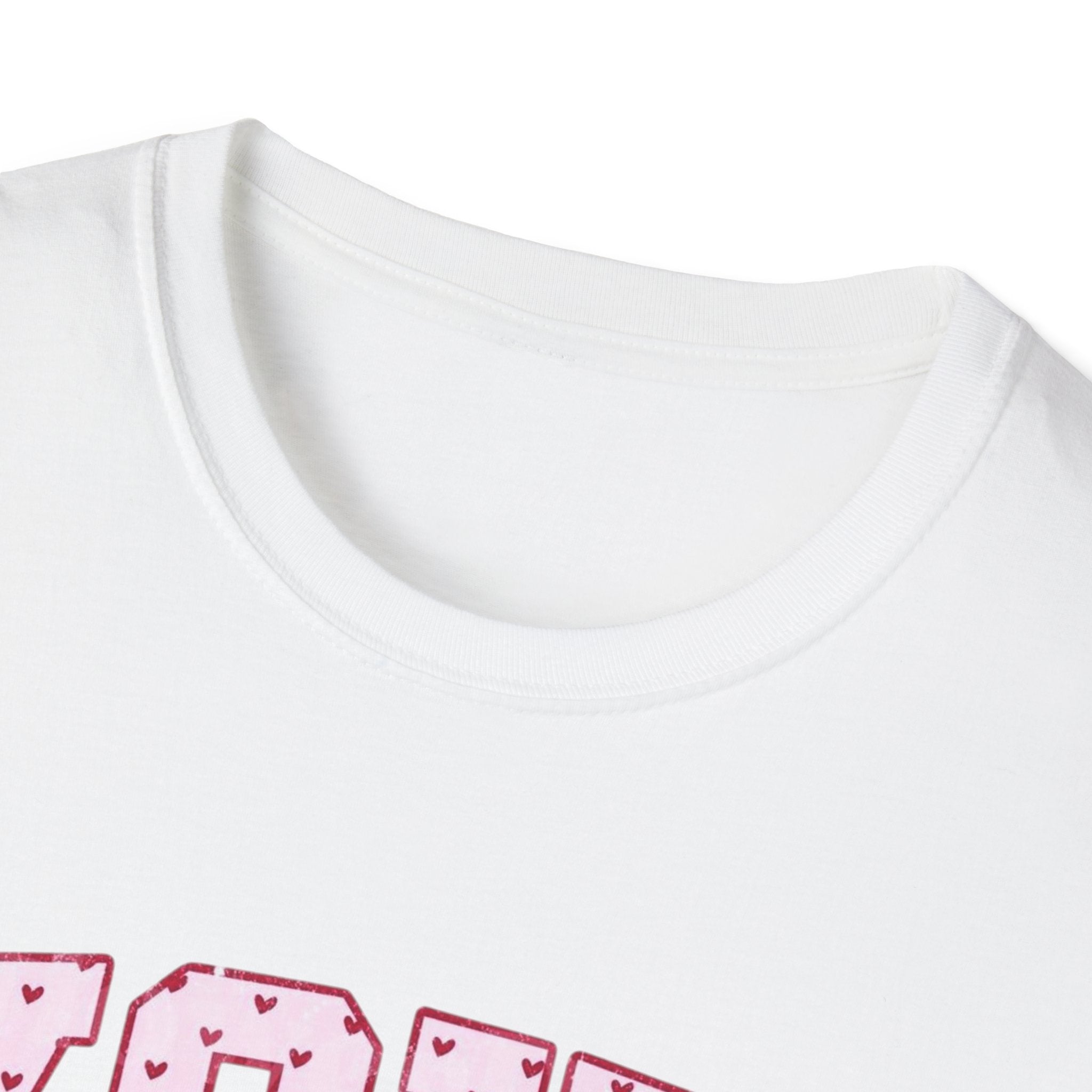 XOXO Pink Ribbon T-Shirt — Valentine’s Day Cute Graphic Tee