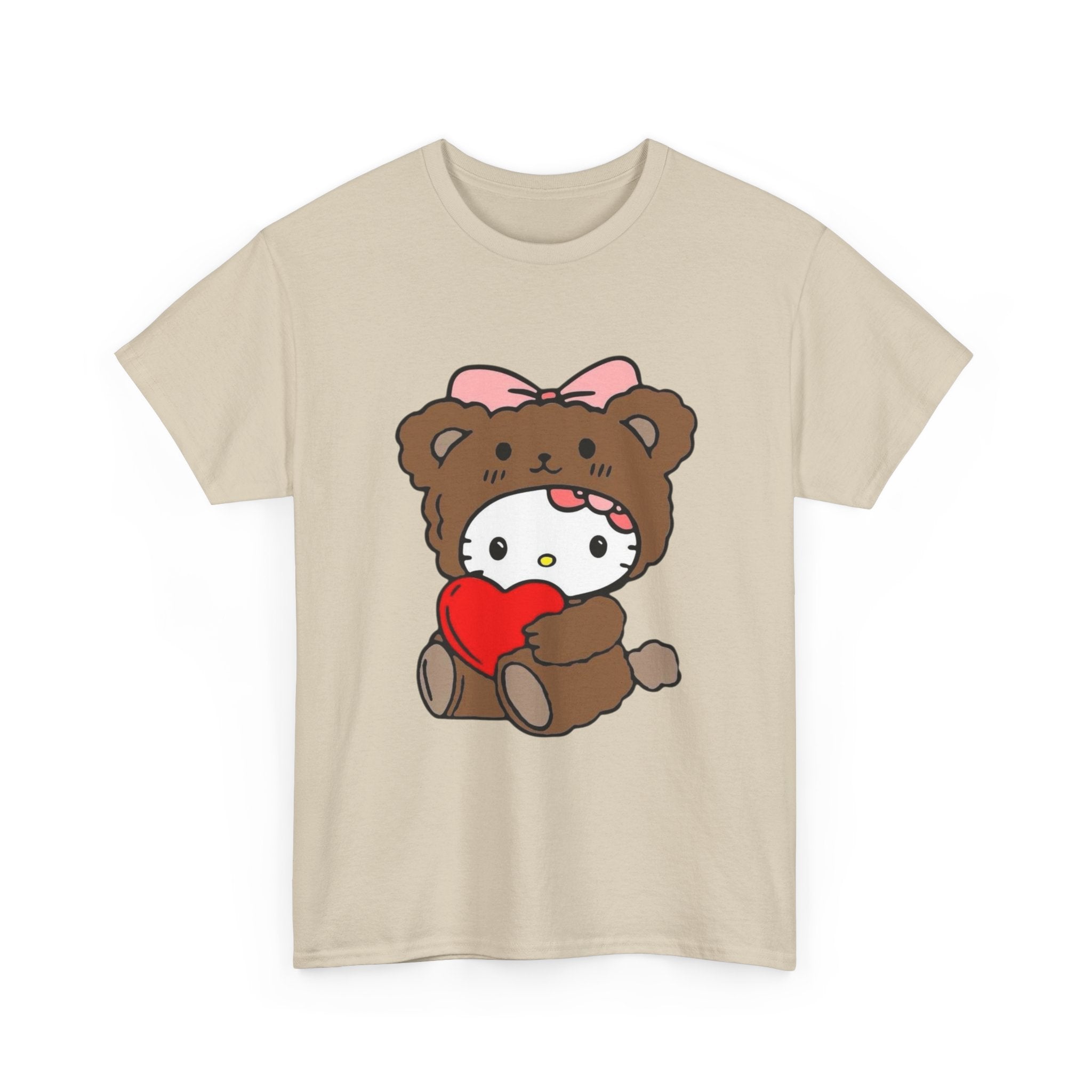Cute Bear Costume Tee — Heart Hug Graphic T-Shirt