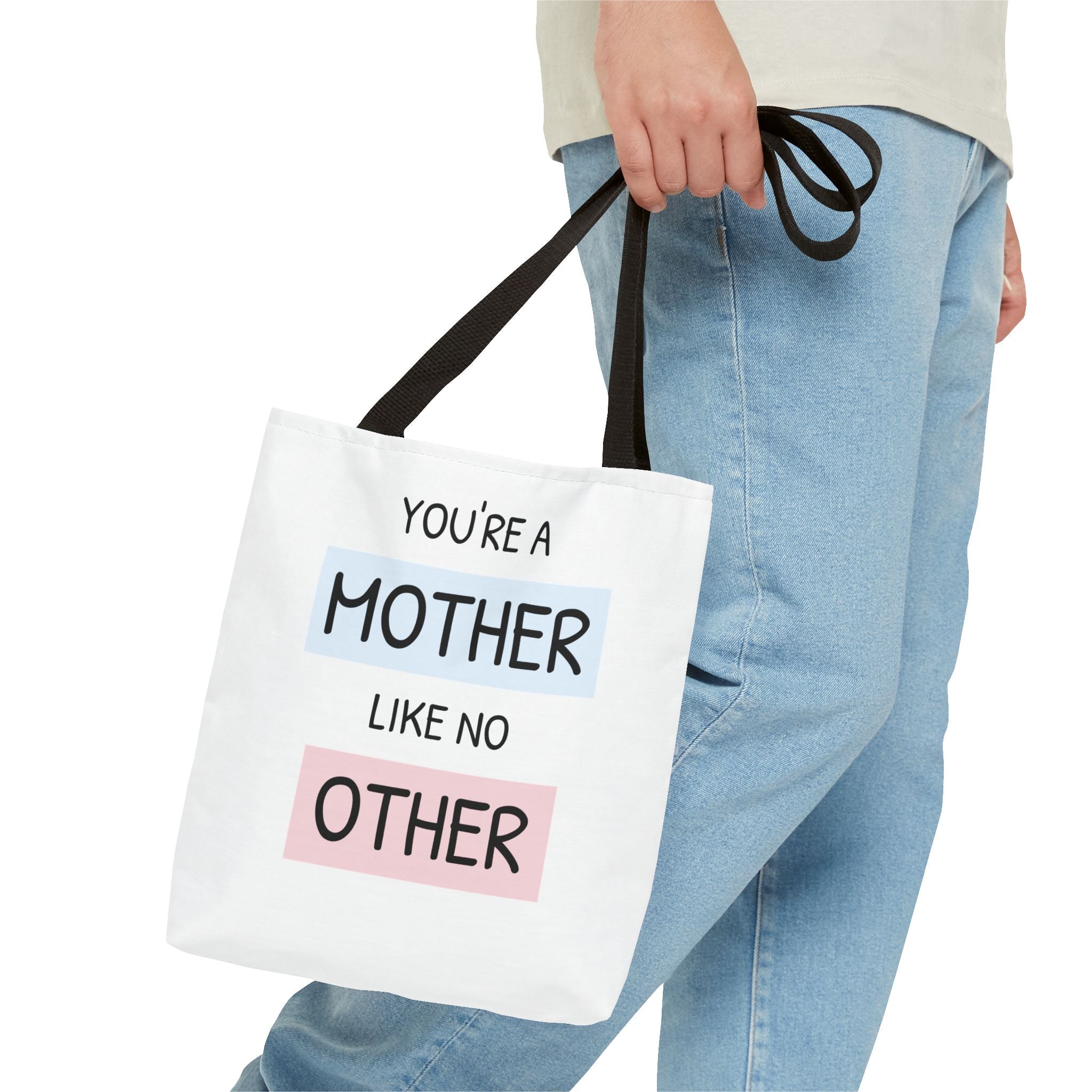 Mother Like No Other Floral Tote Bag — Mother's Day Gift