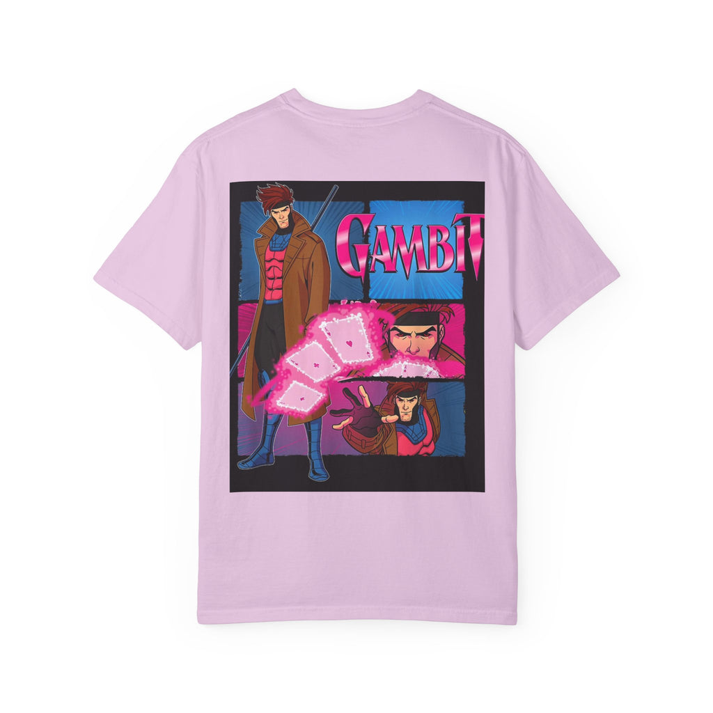 Gambit X‑Men Graphic T-Shirt — Retro Comic Back Print