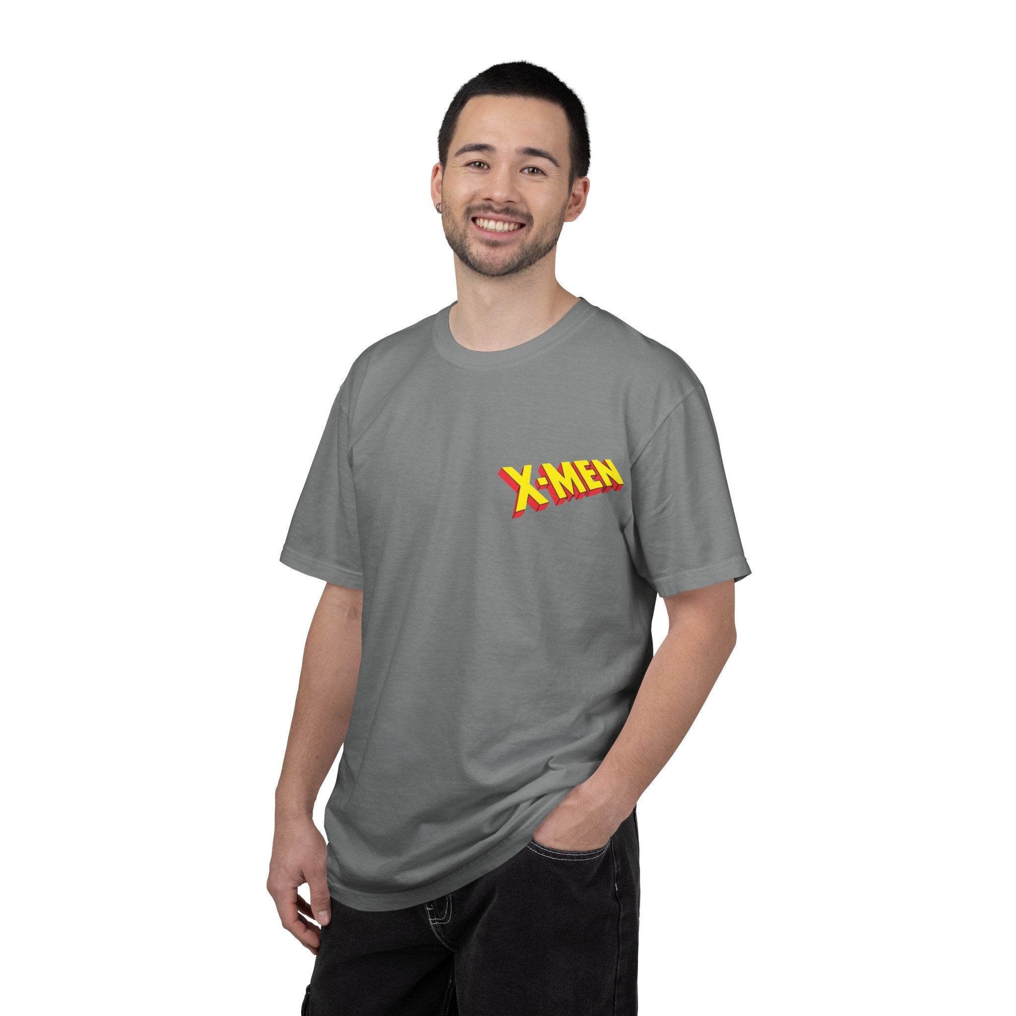 Rogue X‑Men Graphic T-Shirt — Retro Comic Logo Front & Illustrated Back