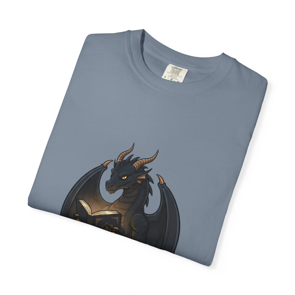 Dragon Reading T-Shirt — 'reading is like dreaming with your eyes open' Graphic Tee