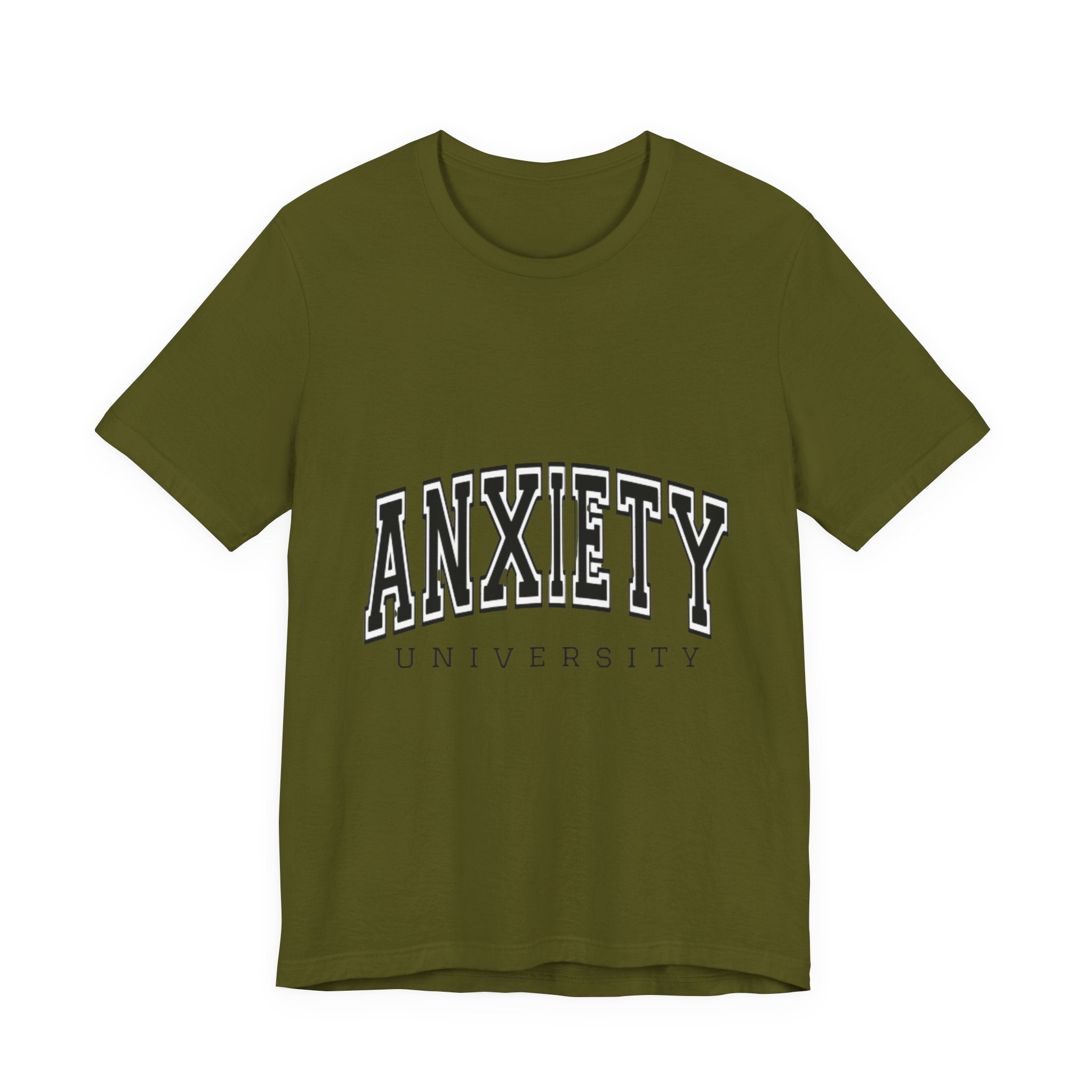 Anxiety University Tee — College Style Graphic T-Shirt