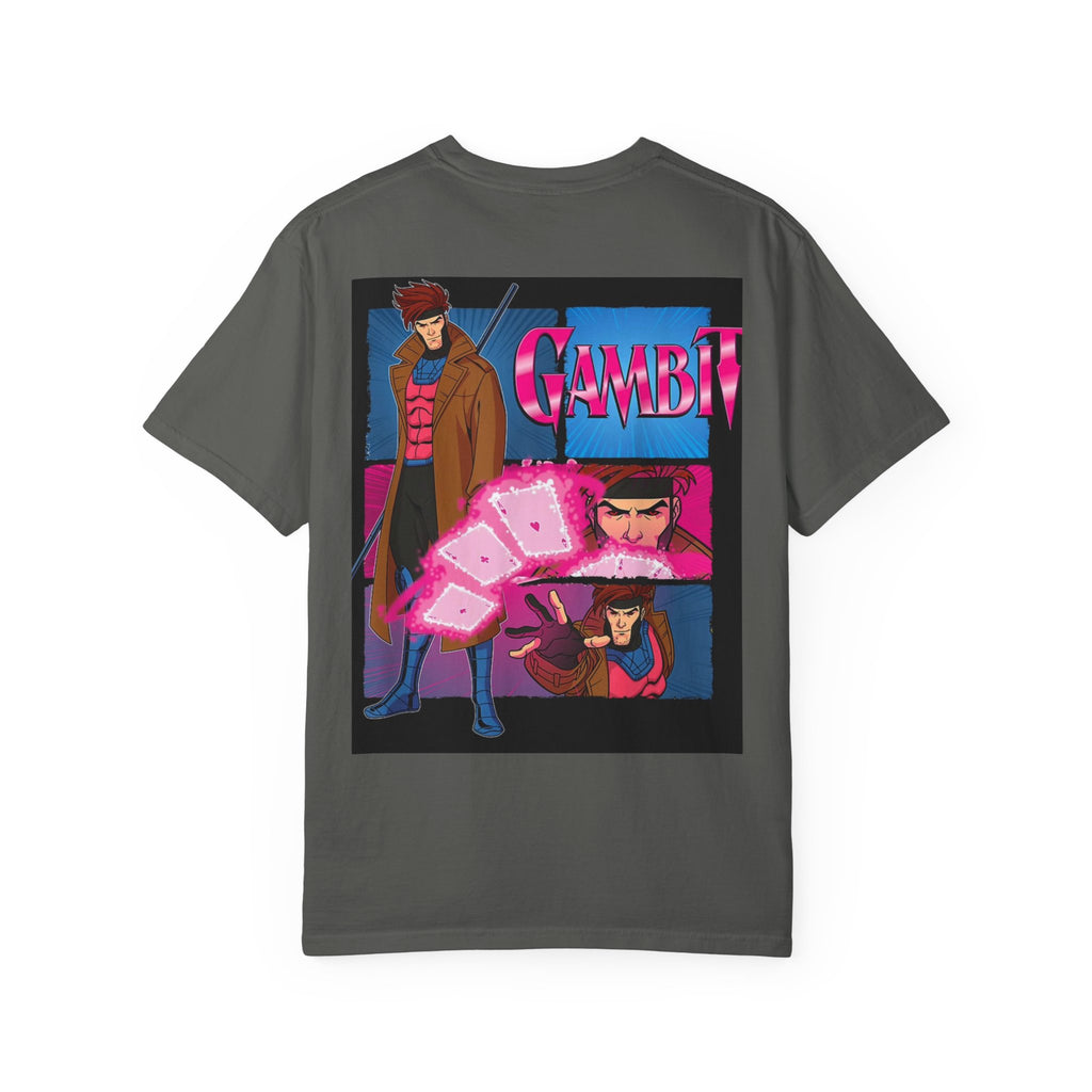 Gambit X‑Men Graphic T-Shirt — Retro Comic Back Print