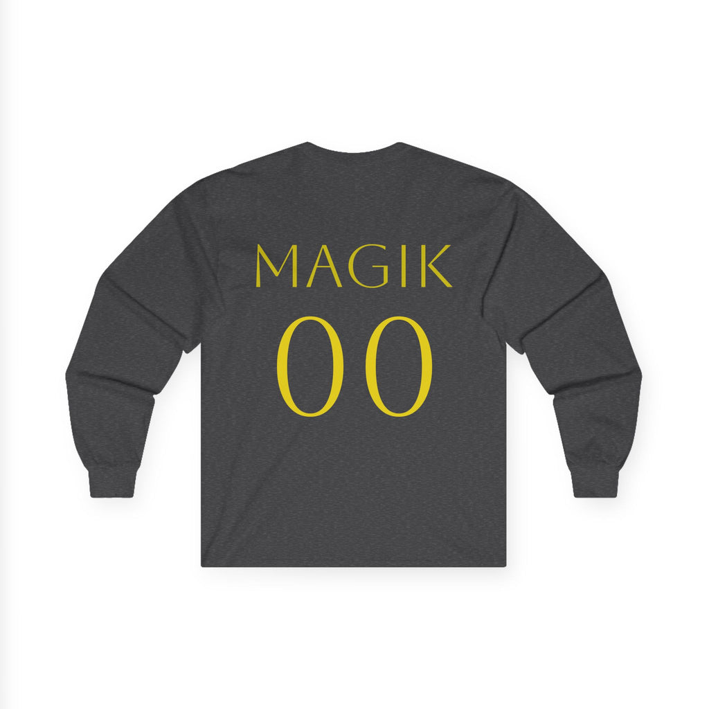 Magik Marvel Rivals Long Sleeve Tee — Golden Fantasy Warrior Graphic
