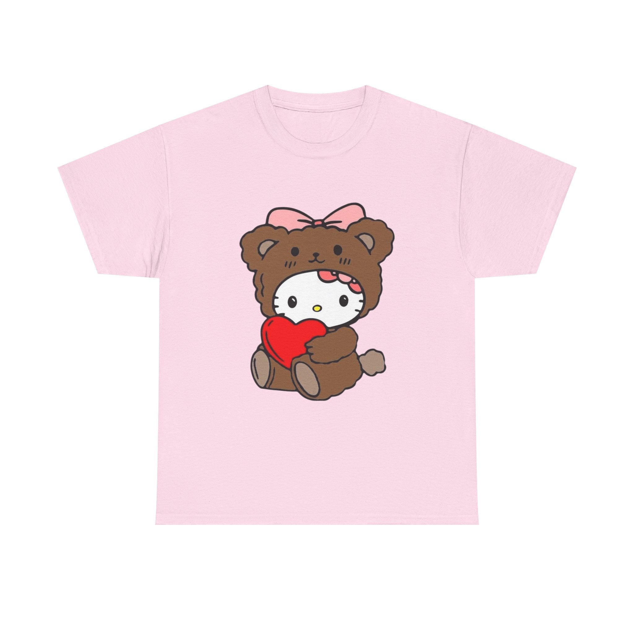 Cute Bear Costume Tee — Heart Hug Graphic T-Shirt