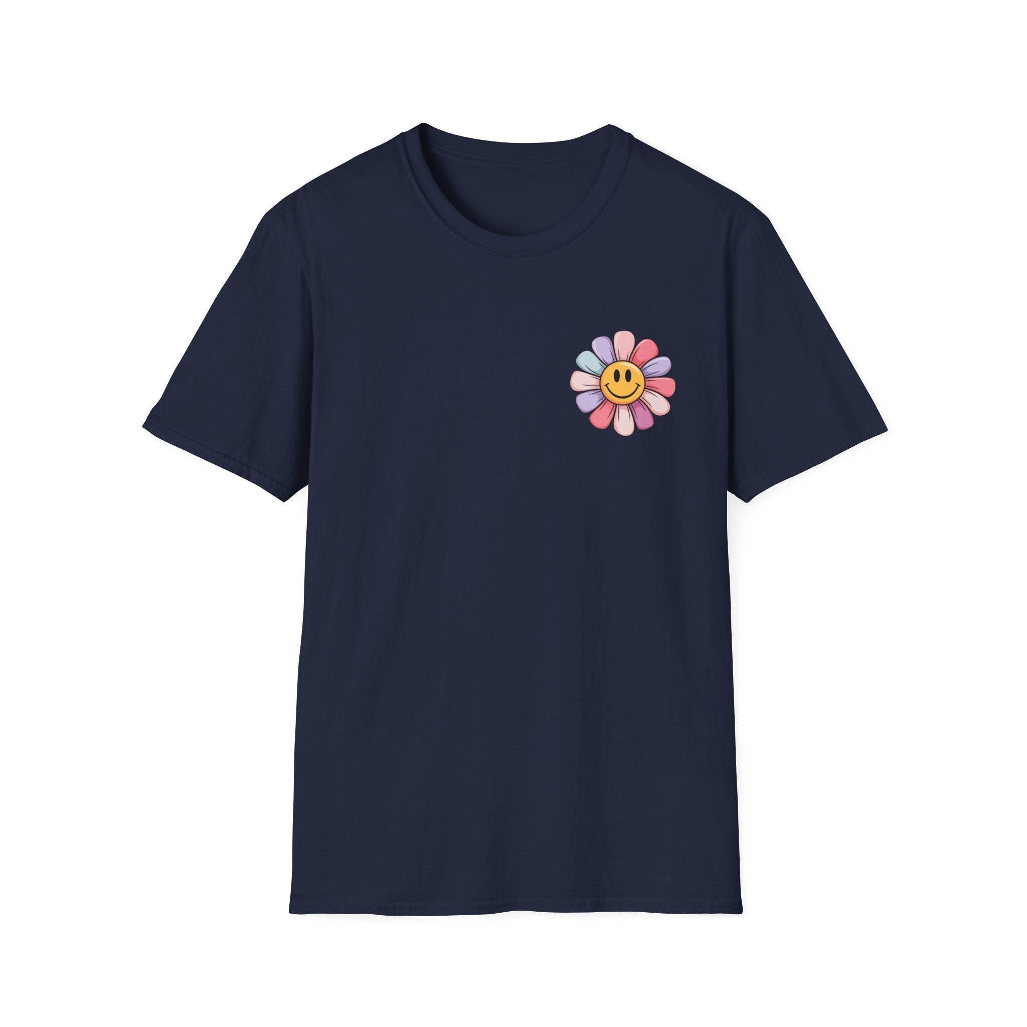 Mama Floral T-Shirt — Cute Smiley Daisy Mom Tee
