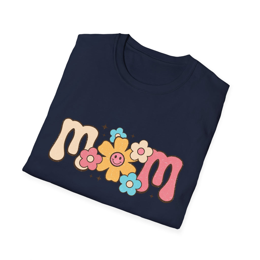 Mom Flower Retro Graphic T-Shirt