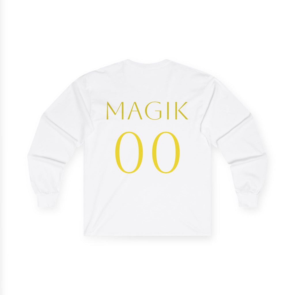 Magik Marvel Rivals Long Sleeve Tee — Golden Fantasy Warrior Graphic