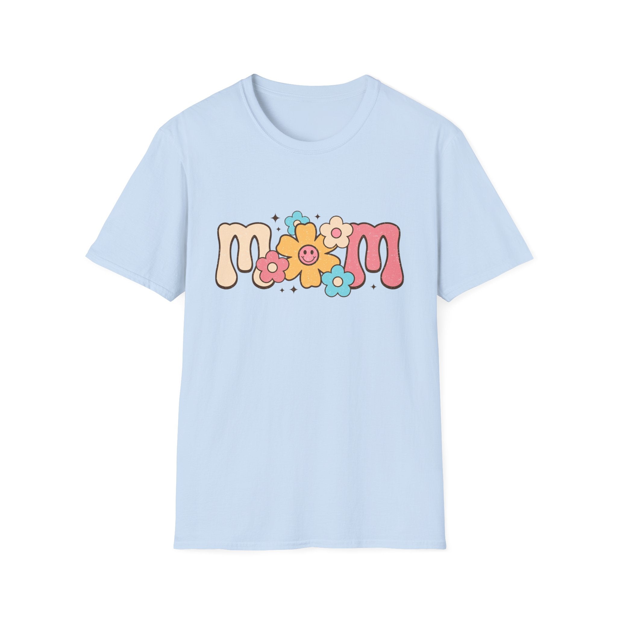 Mom Flower Retro Graphic T-Shirt