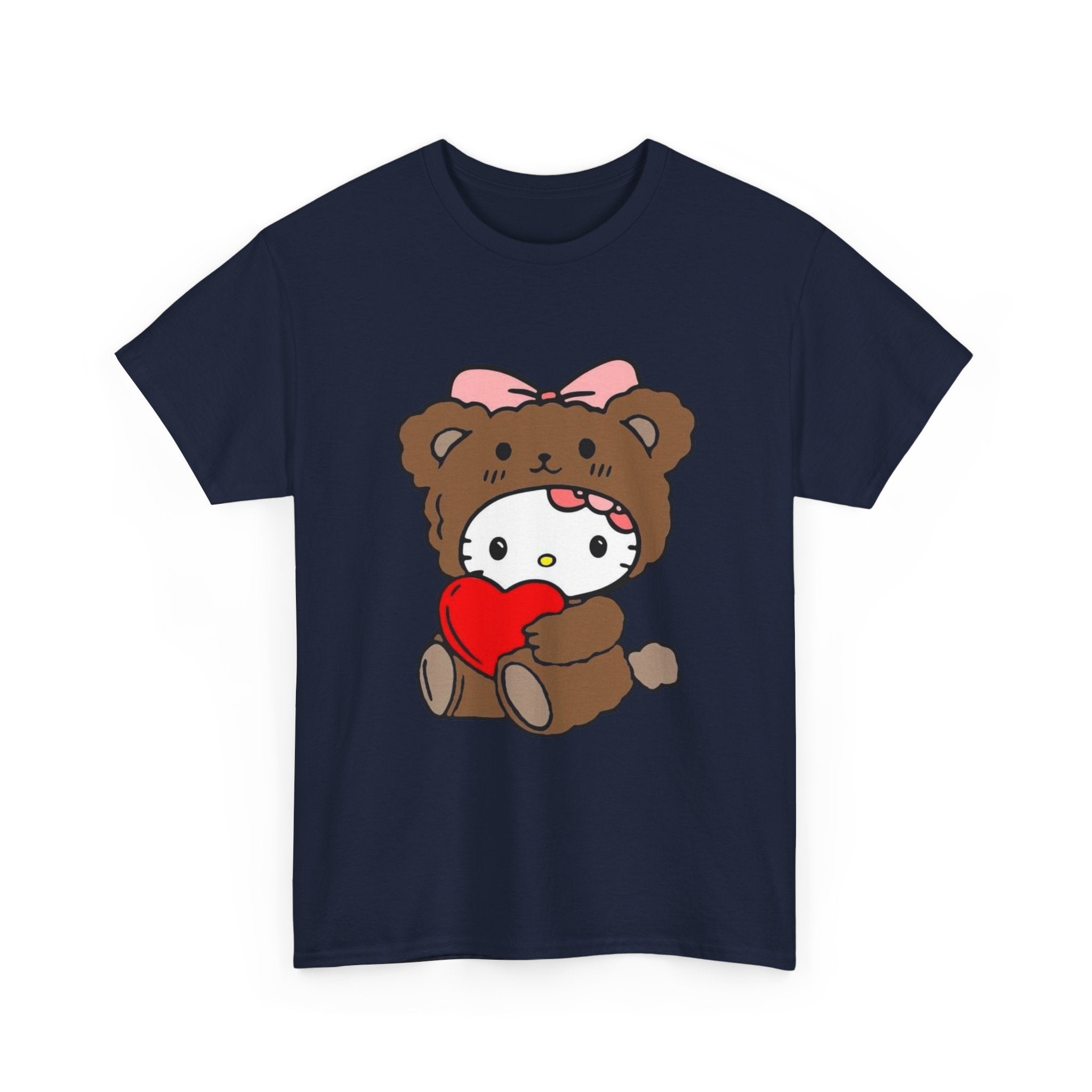 Cute Bear Costume Tee — Heart Hug Graphic T-Shirt