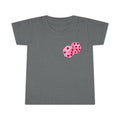 Toddler T-shirt - Pink Cupid Cherub Graphic Tee with Heart Dice (Valentine’s Day Kids Shirt)