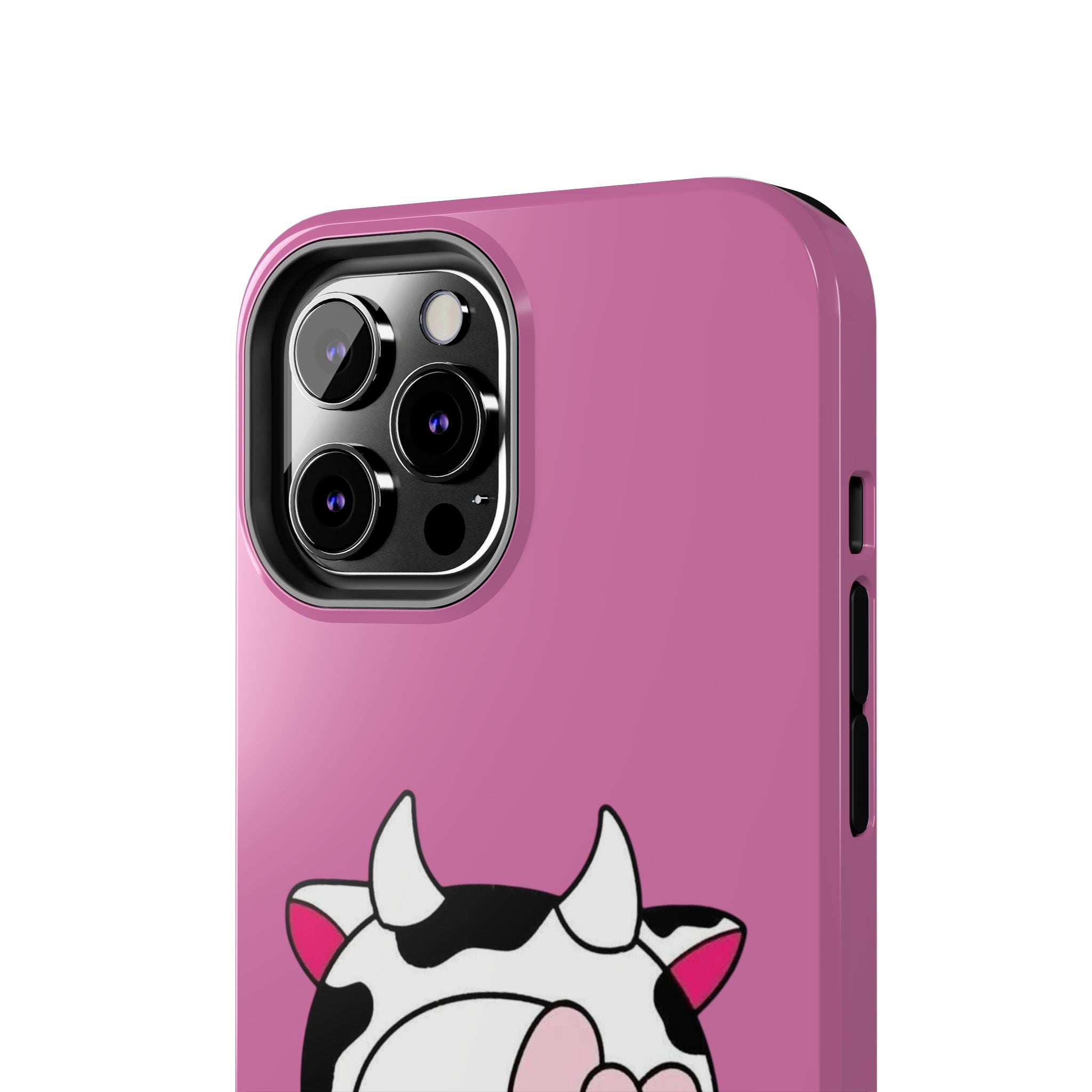 Hello Kitty Cow Cute Tough Phone Case – Pink Heart Protective Cover