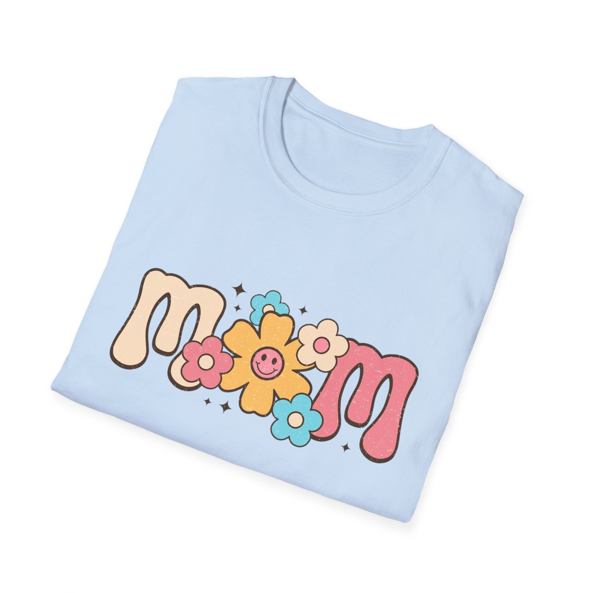 Mom Flower Retro Graphic T-Shirt