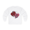 Sorta Spooky Heart Long Sleeve Tee — Goth Valentine Graphic Shirt