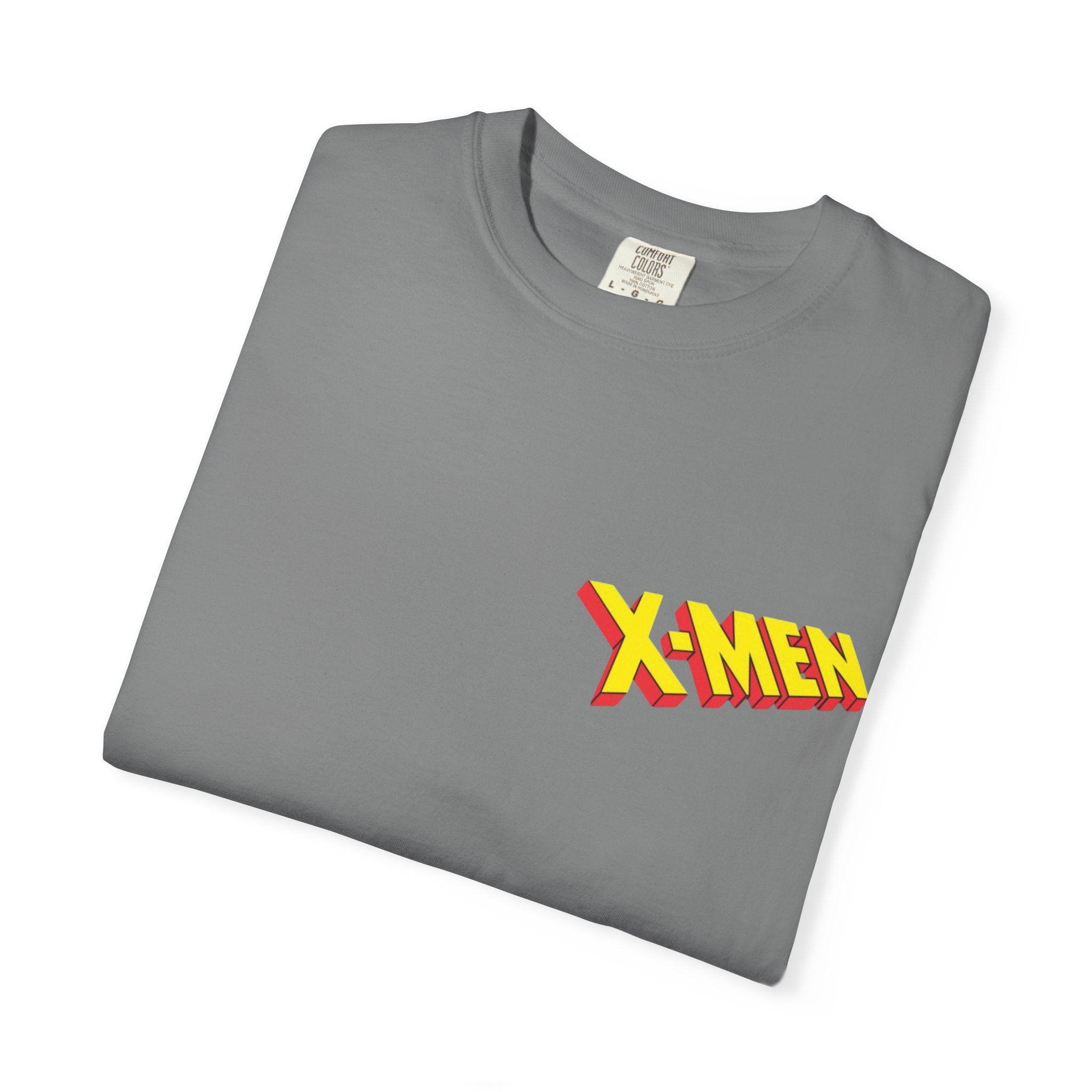 Rogue X‑Men Graphic T-Shirt — Retro Comic Logo Front & Illustrated Back