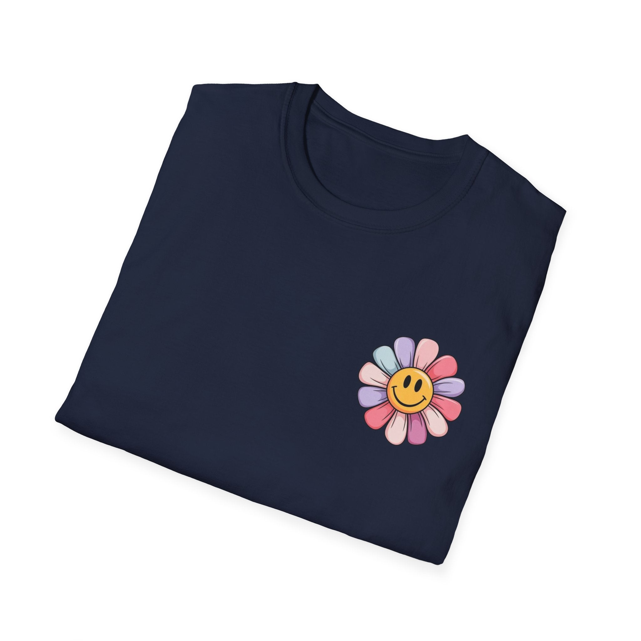 Mama Floral T-Shirt — Cute Smiley Daisy Mom Tee
