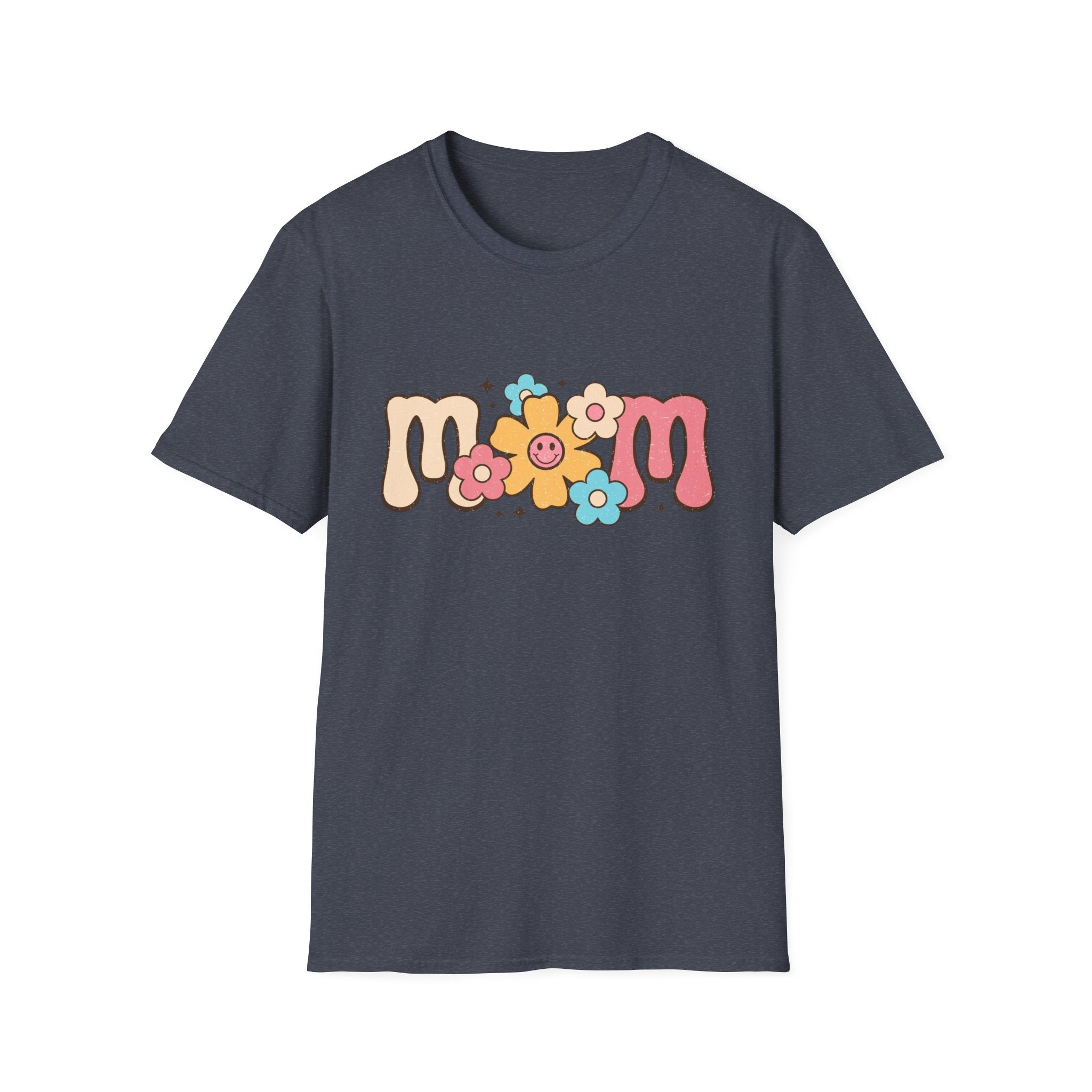 Mom Flower Retro Graphic T-Shirt
