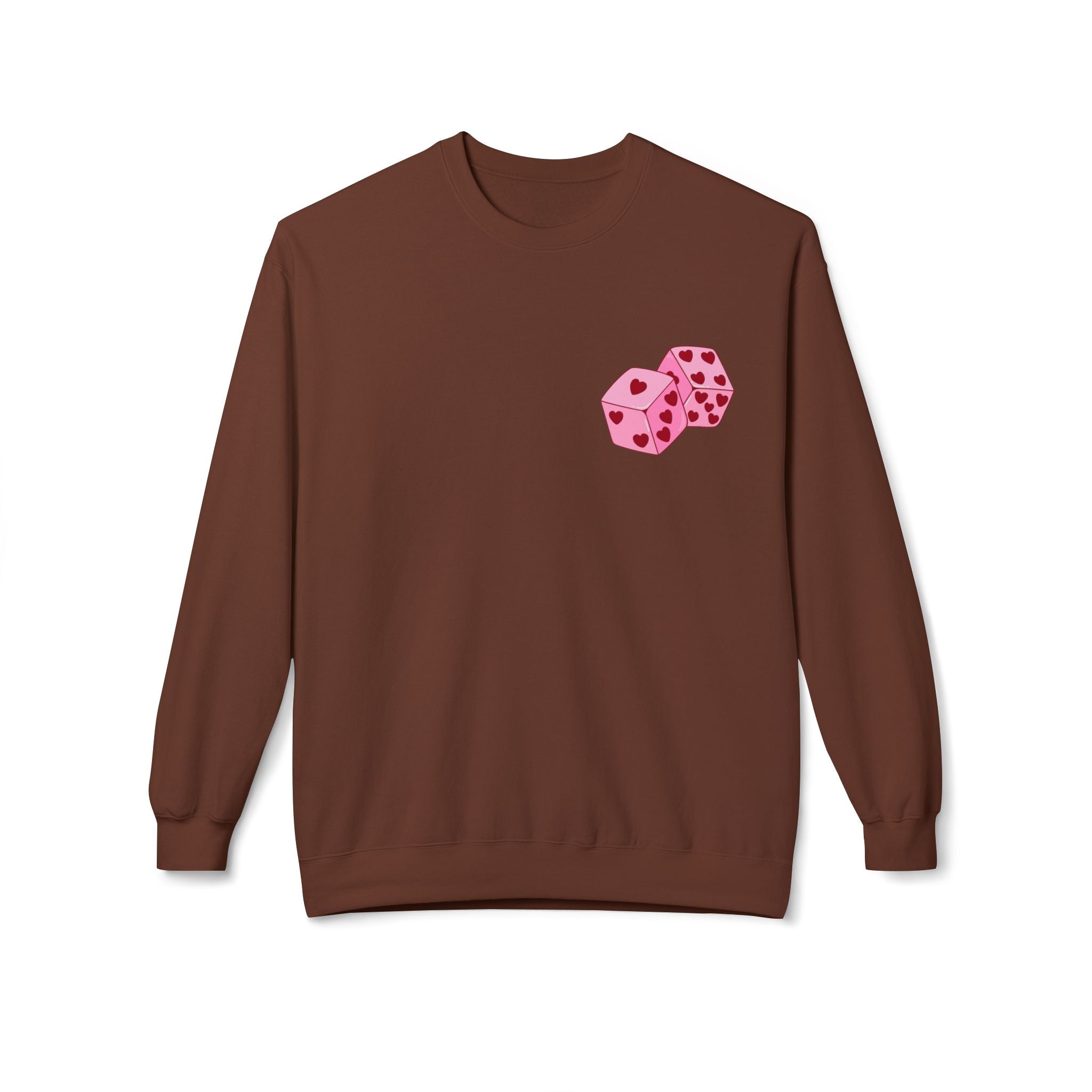 Cupid Valentine's Sweatshirt — Retro Pink Cherub with Heart Sunglasses Crewneck