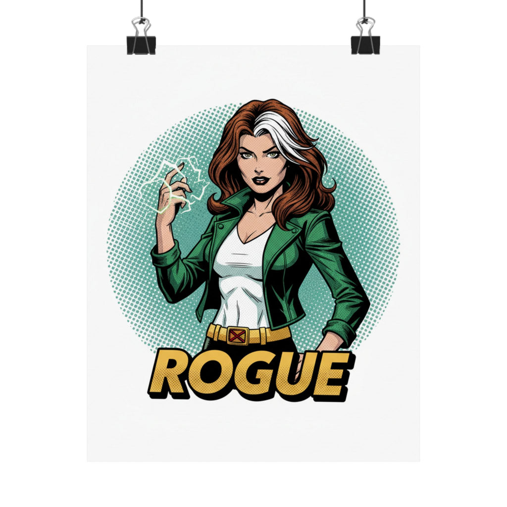 Comic Superhero rogue xmen Poster — 'Rogue' Matte Vertical Art Print