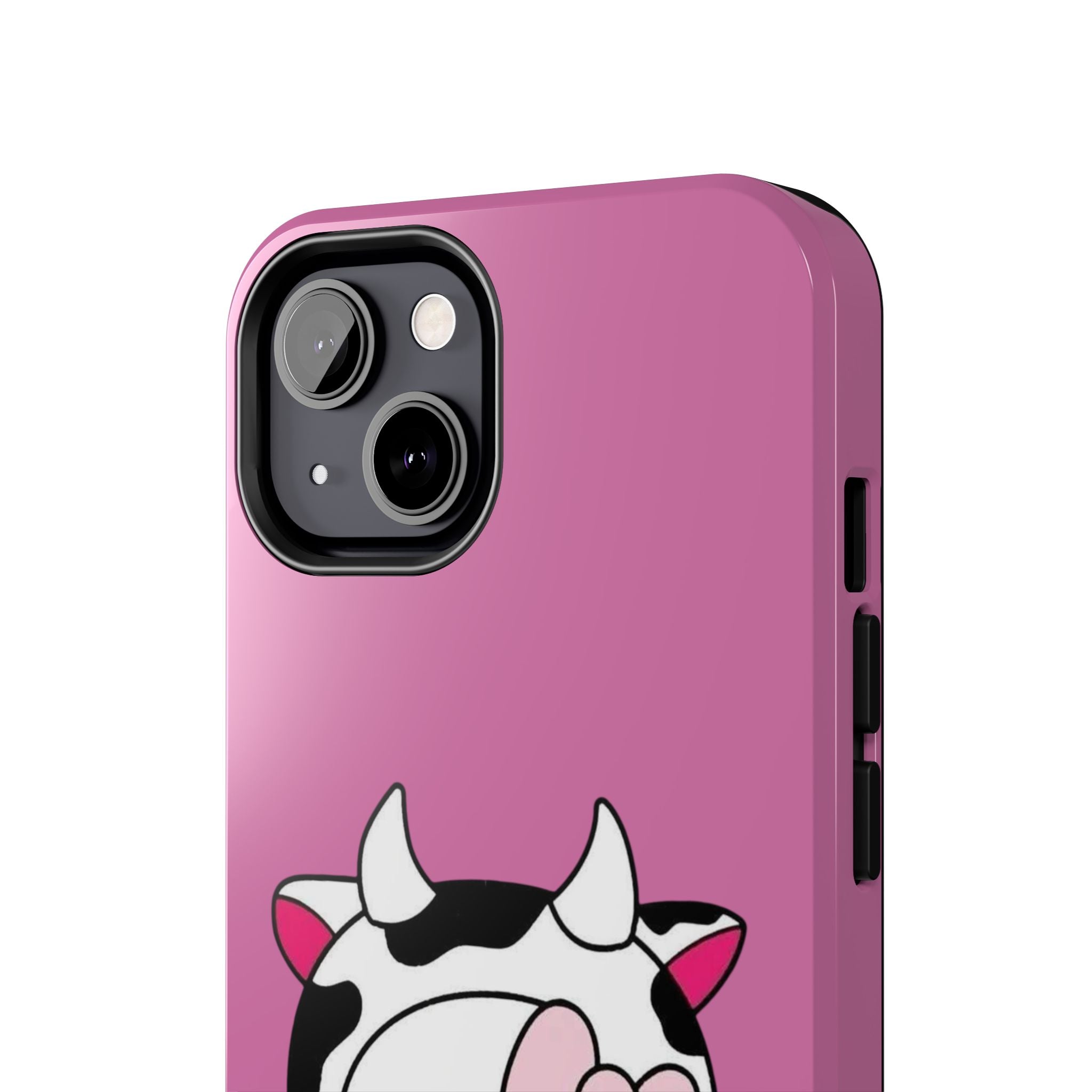 Hello Kitty Cow Cute Tough Phone Case – Pink Heart Protective Cover