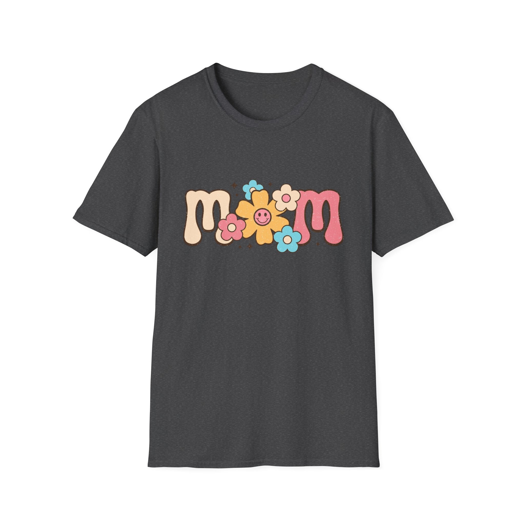 Mom Flower Retro Graphic T-Shirt